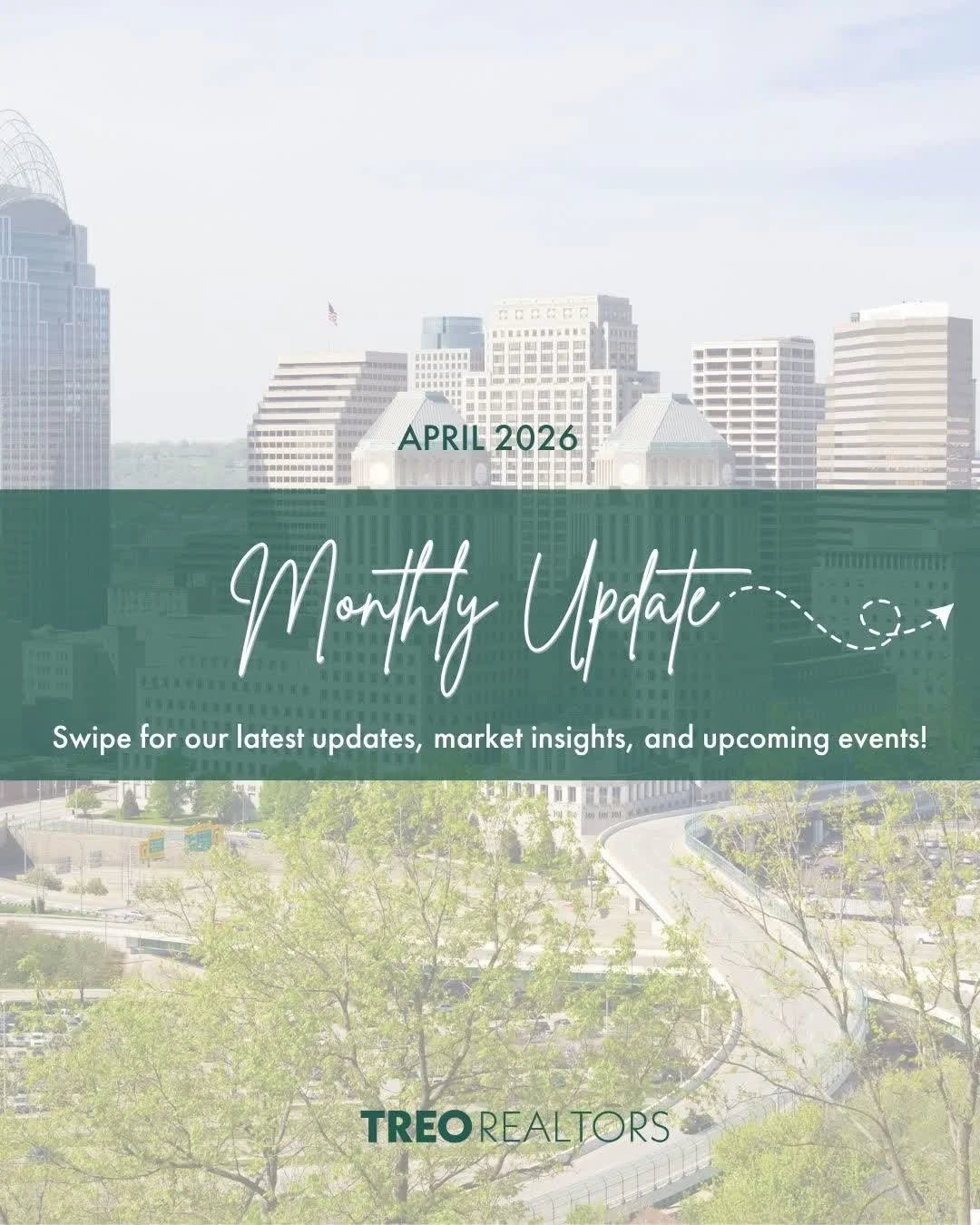 What a month 🙃 March saw temperatures rising in Cincinnati, as well as Real Estate activity! Here's what team Treo has been up to and what's coming in April...
