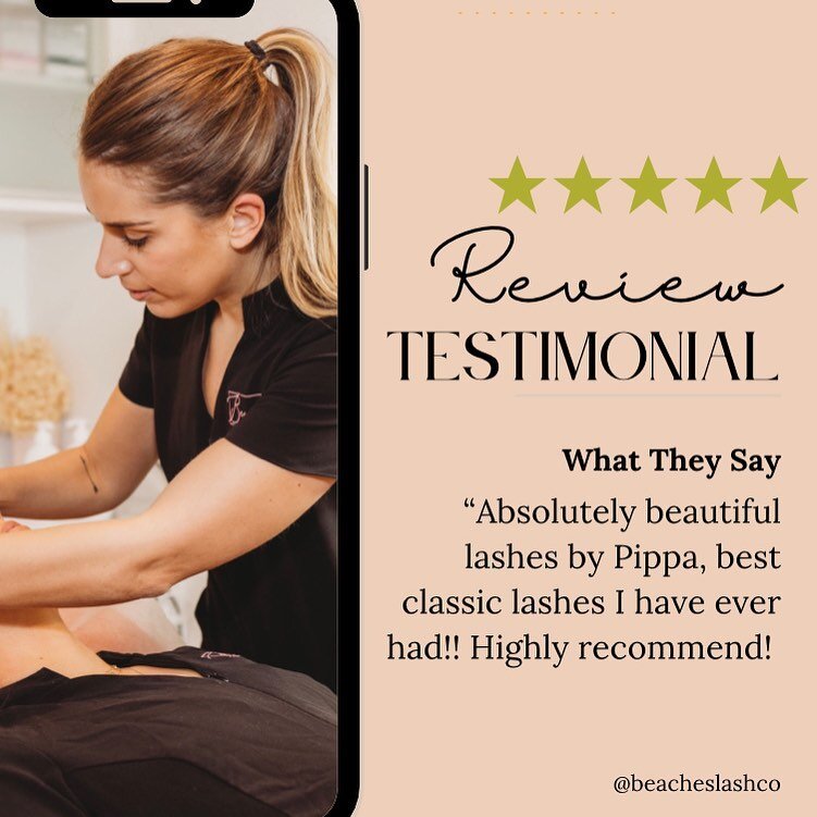 Fabulous review of Pippa&rsquo;s lashes from a client today! Thank you for your lovely feedback 🫶🏻

Pippa is very talented at lash extensions and she is also our Salon Manager for Newport and Manly ✨