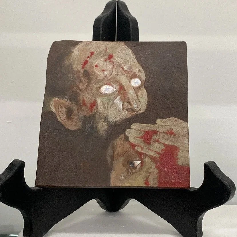 'Underglaze studies', Cone 6 Oxidation, underglaze. 2025. 