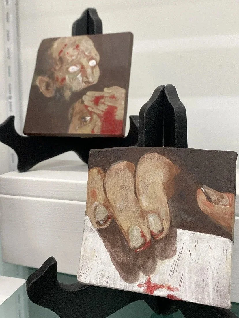 'Underglaze studies', Cone 6 Oxidation, underglaze. 2025. 