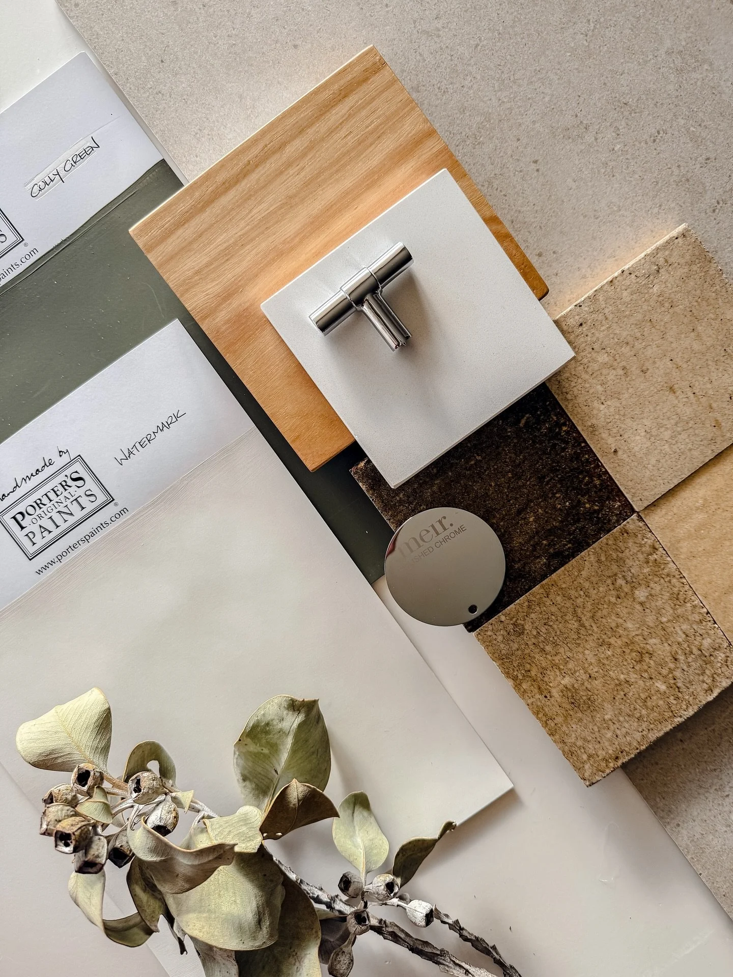 Yackandandah House Project Palette 🍃

Inspired by the natural beauty surrounding this project and a focus on materials that will stand the test of time of a young farming family, the palette was born.

If you&rsquo;re looking to begin your design jo