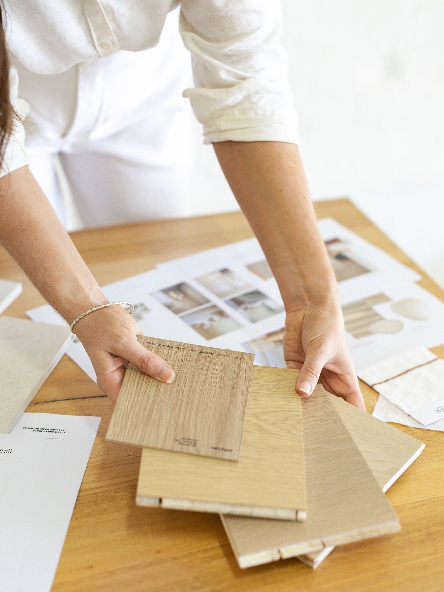 Hundreds of options. Dozens of decisions.
And yet &mdash; the right materials feel obvious once you see them come together.

My role as your designer is to guide you toward finishes that don&rsquo;t just look beautiful, but work beautifully for your 