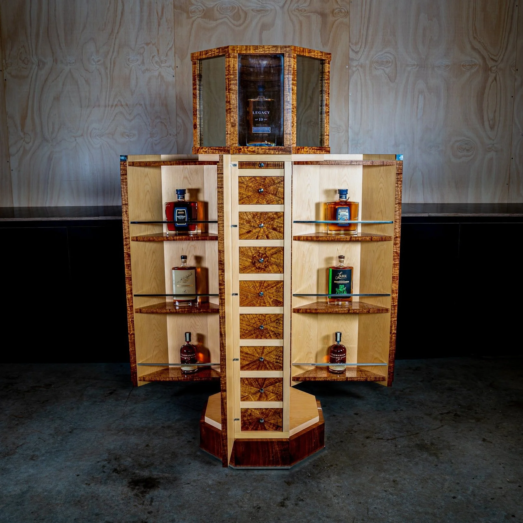 Collins Collections Bespoke High End Whiskey Cabinet