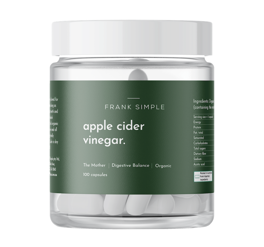Frank Simple Apple Cider Vinegar Capsules 100 caps