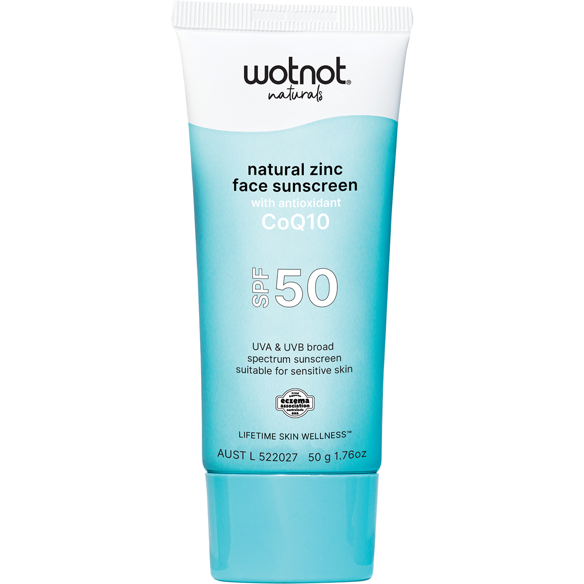 Wotnot Naturals Natural Zinc Face Sunscreen CoQ10 SPF50.png