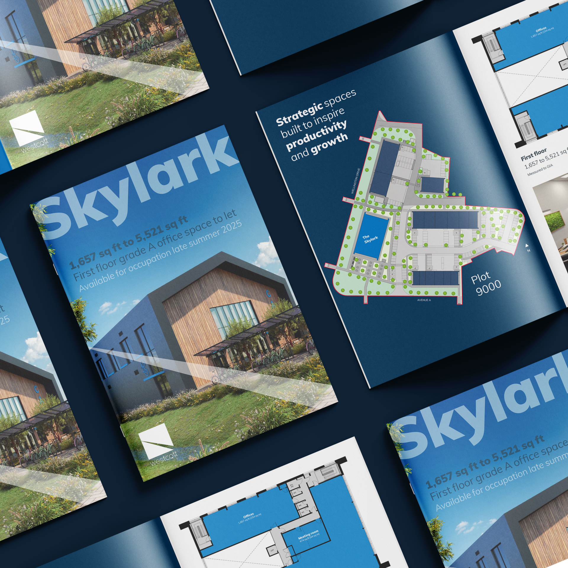 Skylark development brochure at Westcott Venture Park