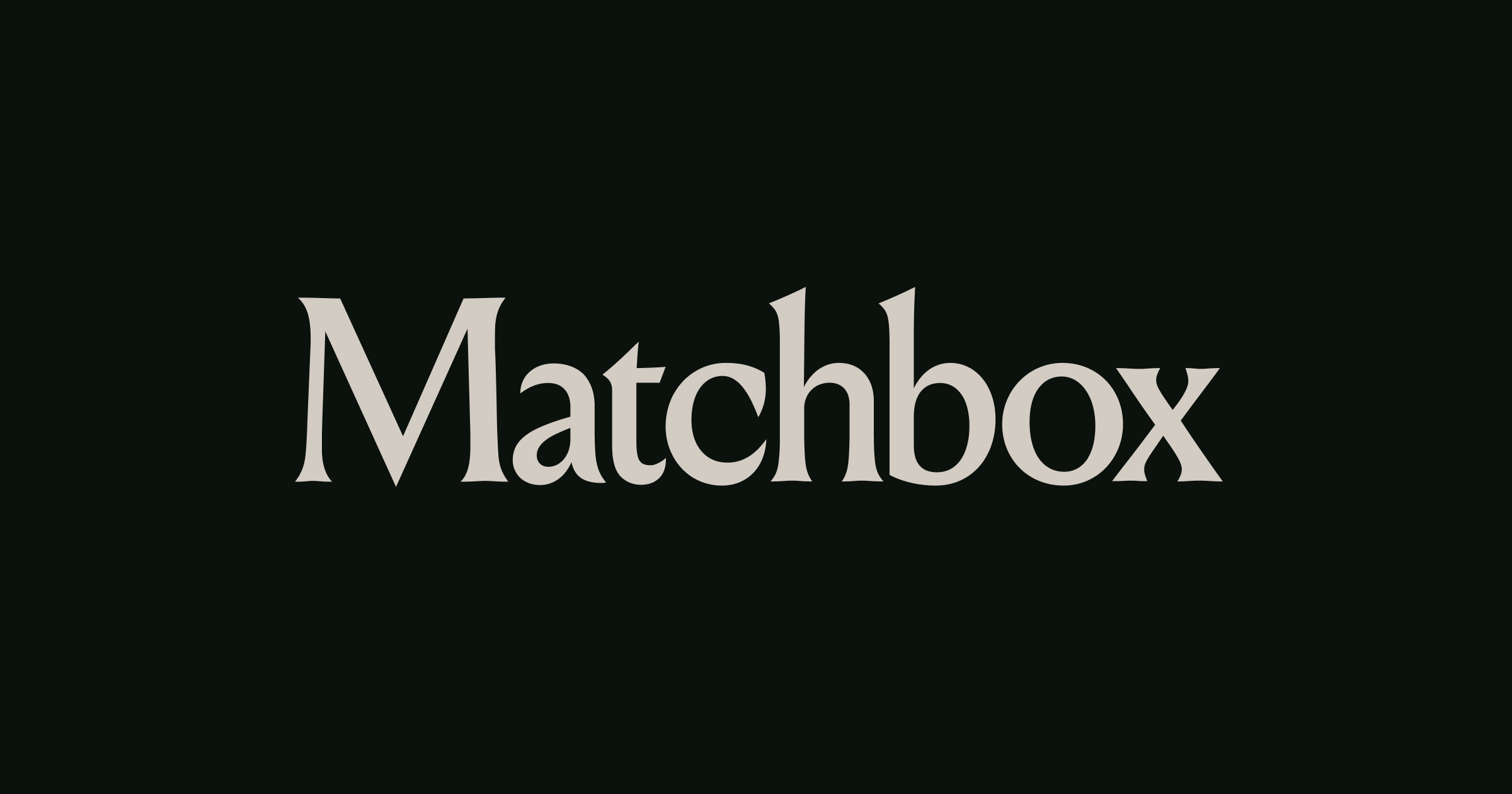 Matchbox dating tilbake på Barcode i Oktober