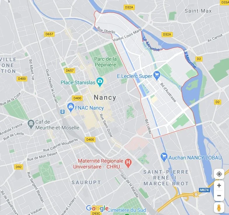 le quartier rives de meurthe google maps.JPG