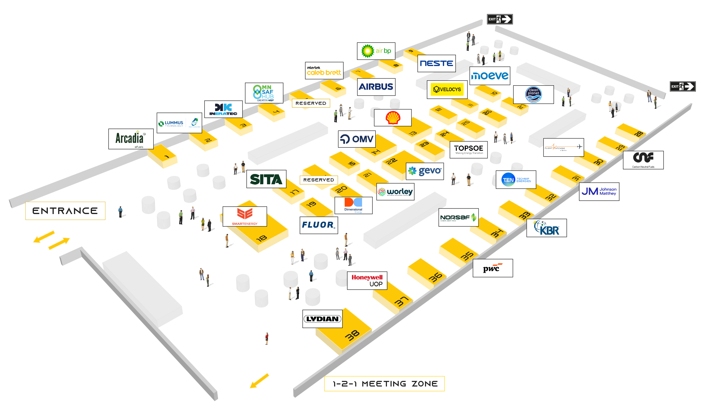 SAF Congress 2026 Networking Floorplan