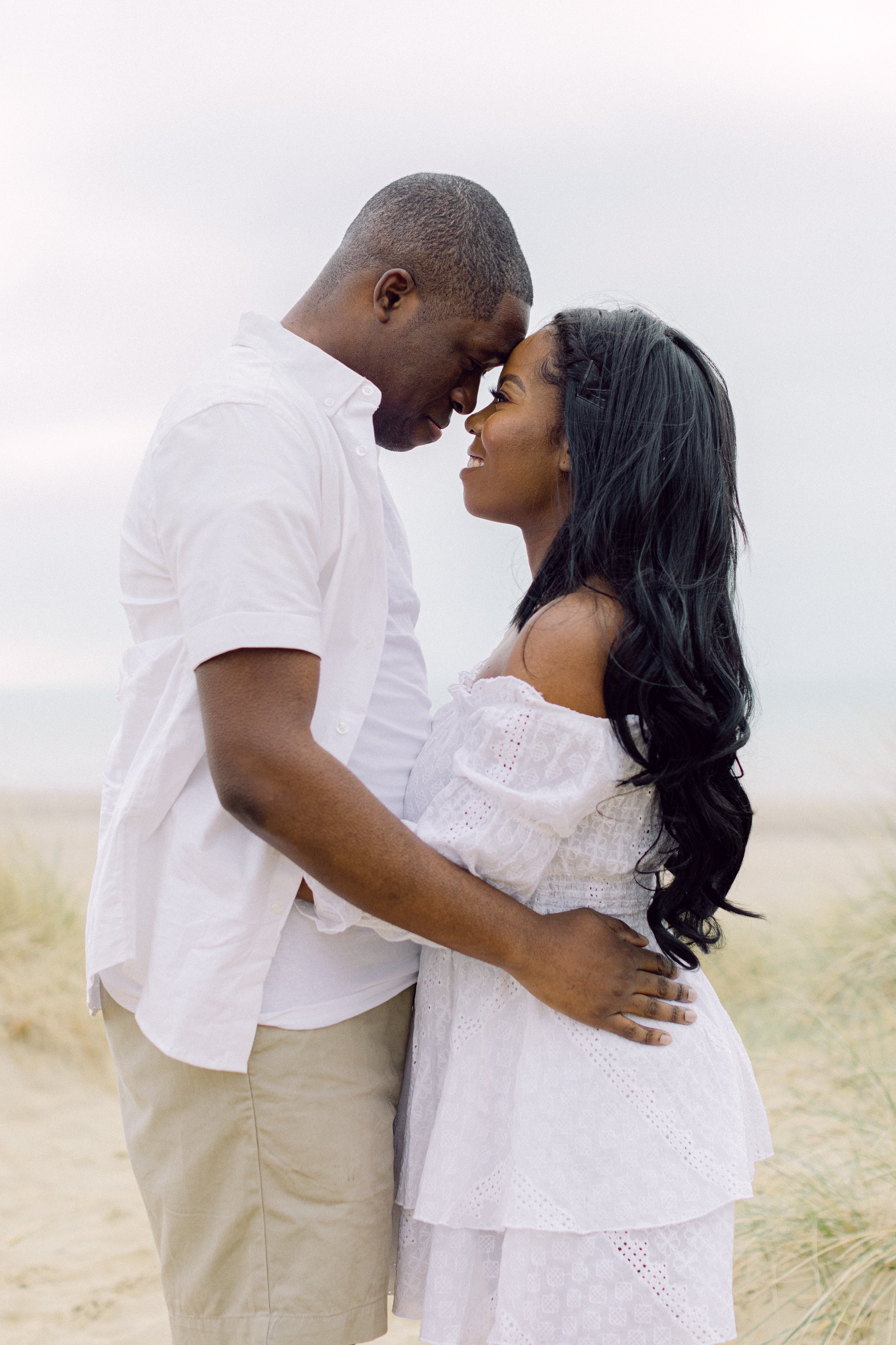  Sussex wedding photographer engagement shoot at camber sands 
