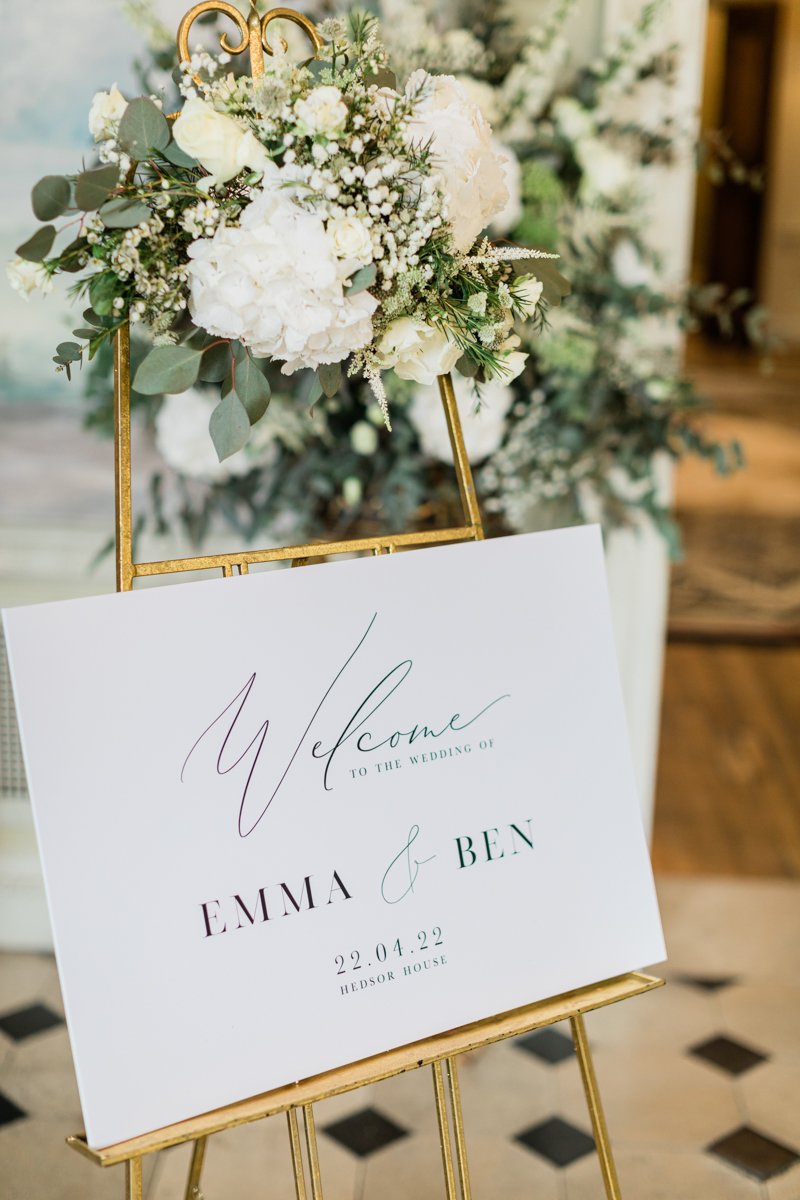 Wedding details in Hedsor House