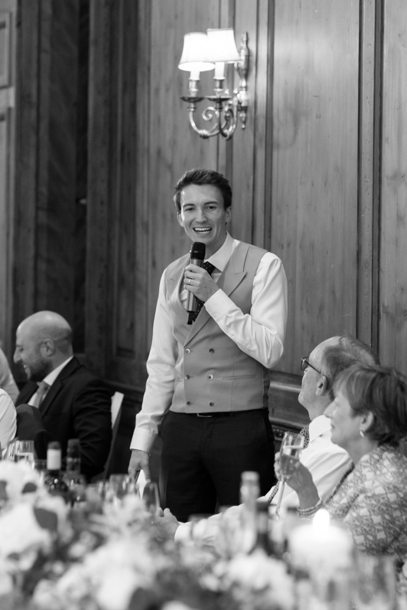 Groom speech