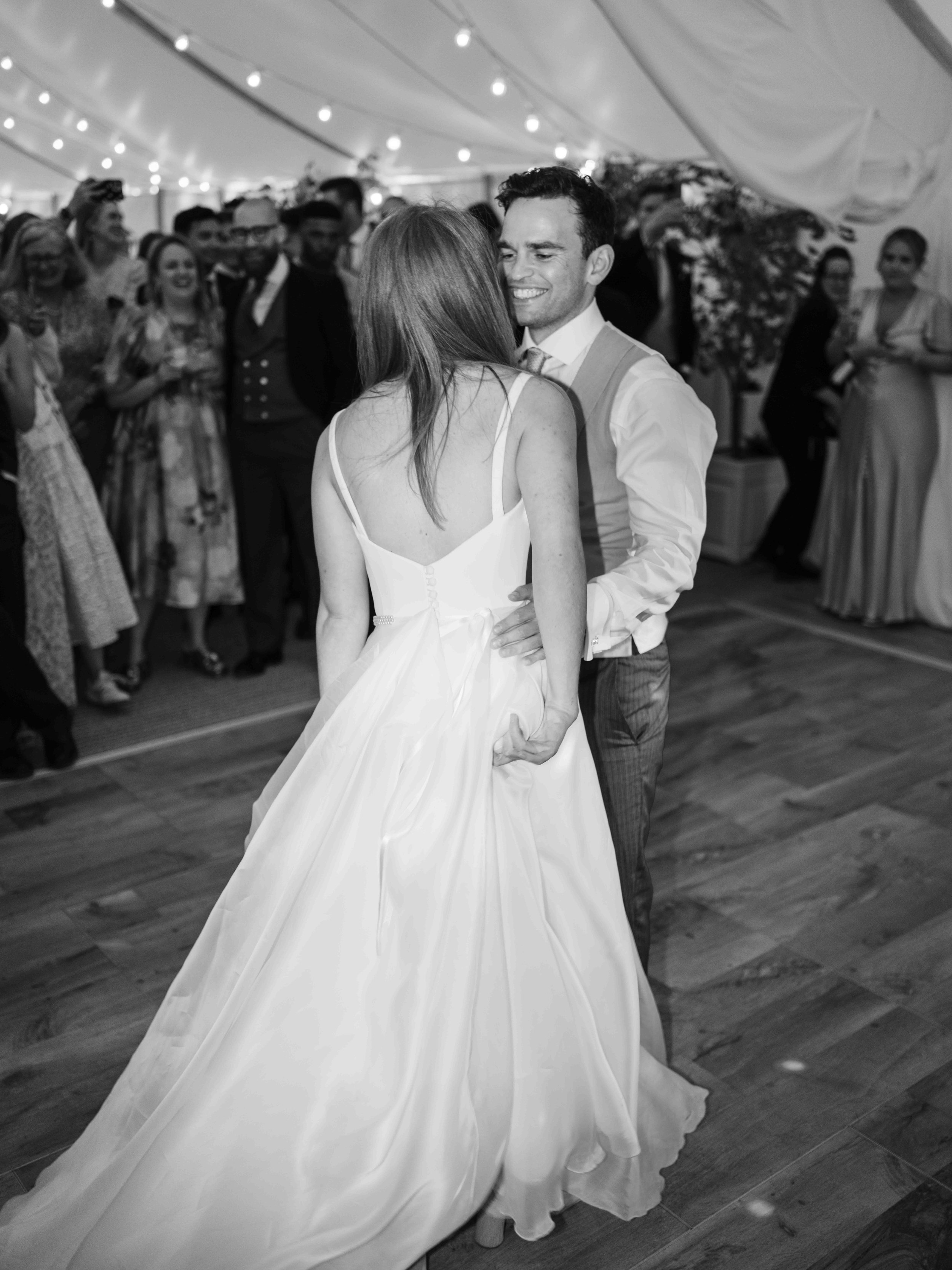  Bride and Groom first dance at Came House 