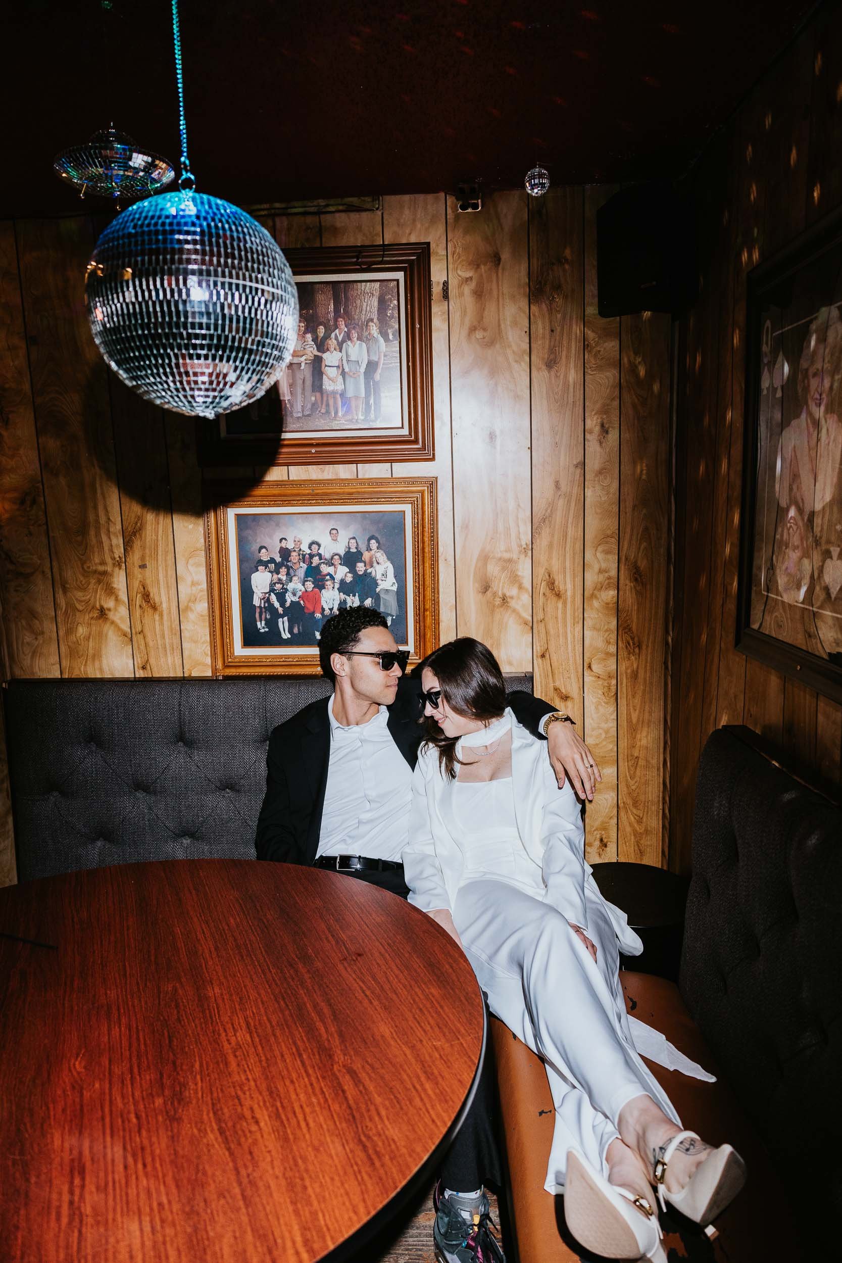 Downtown Denver Bar Engagement Photos