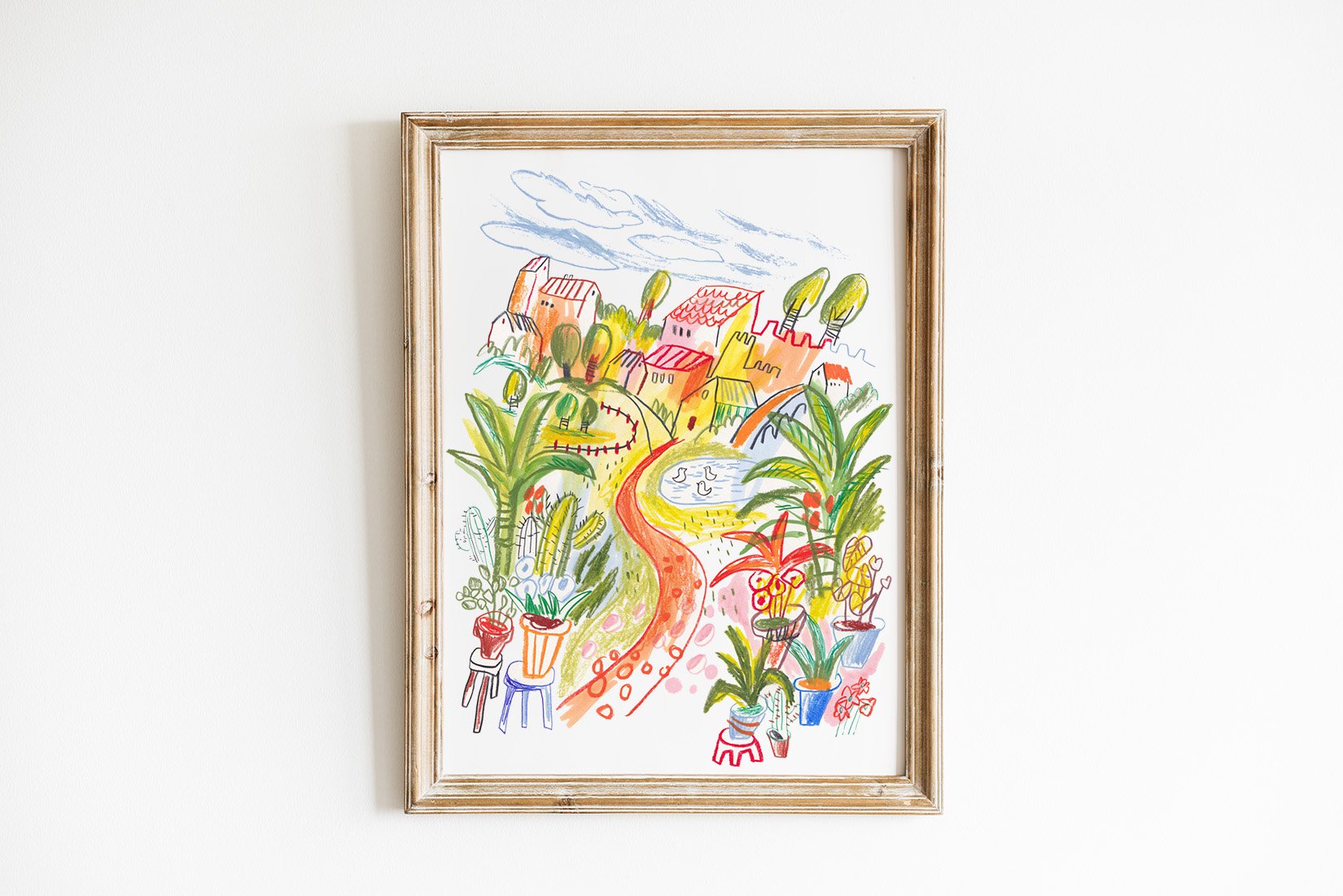 Print Little town