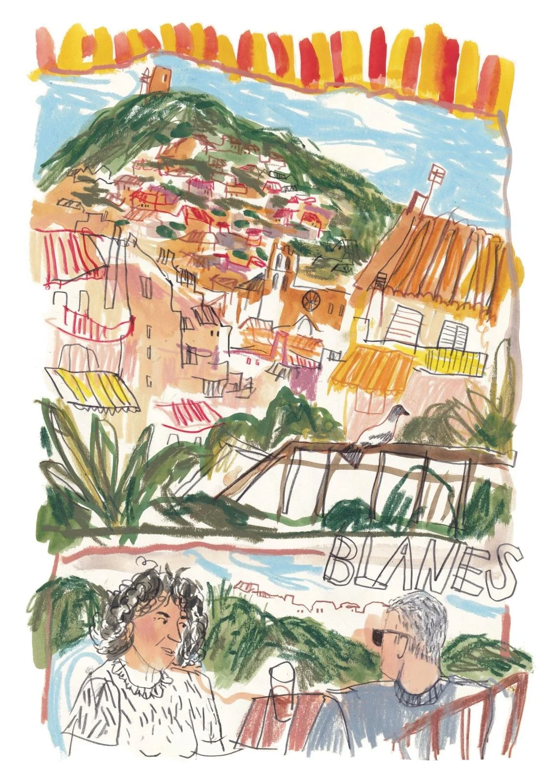 Blanes in August — Art Print