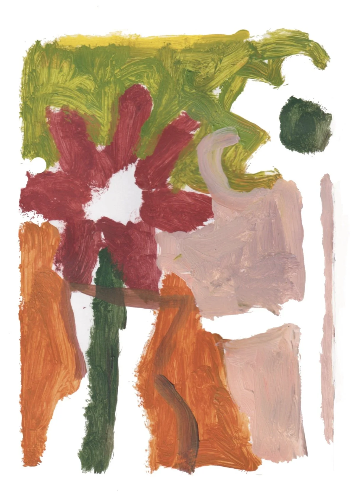 Acrylic Flower III — Art Print