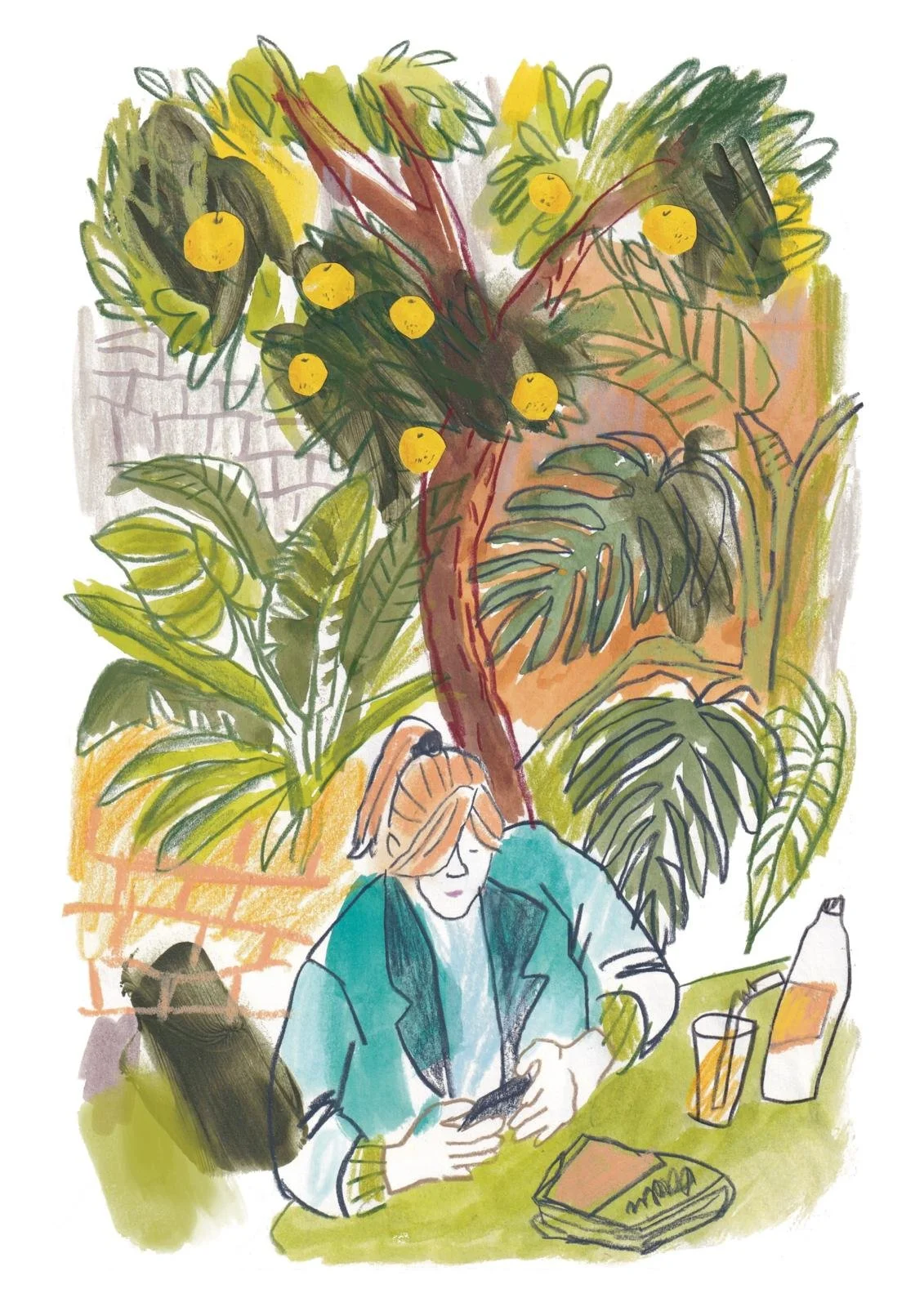 Girl in Raval — Art Print