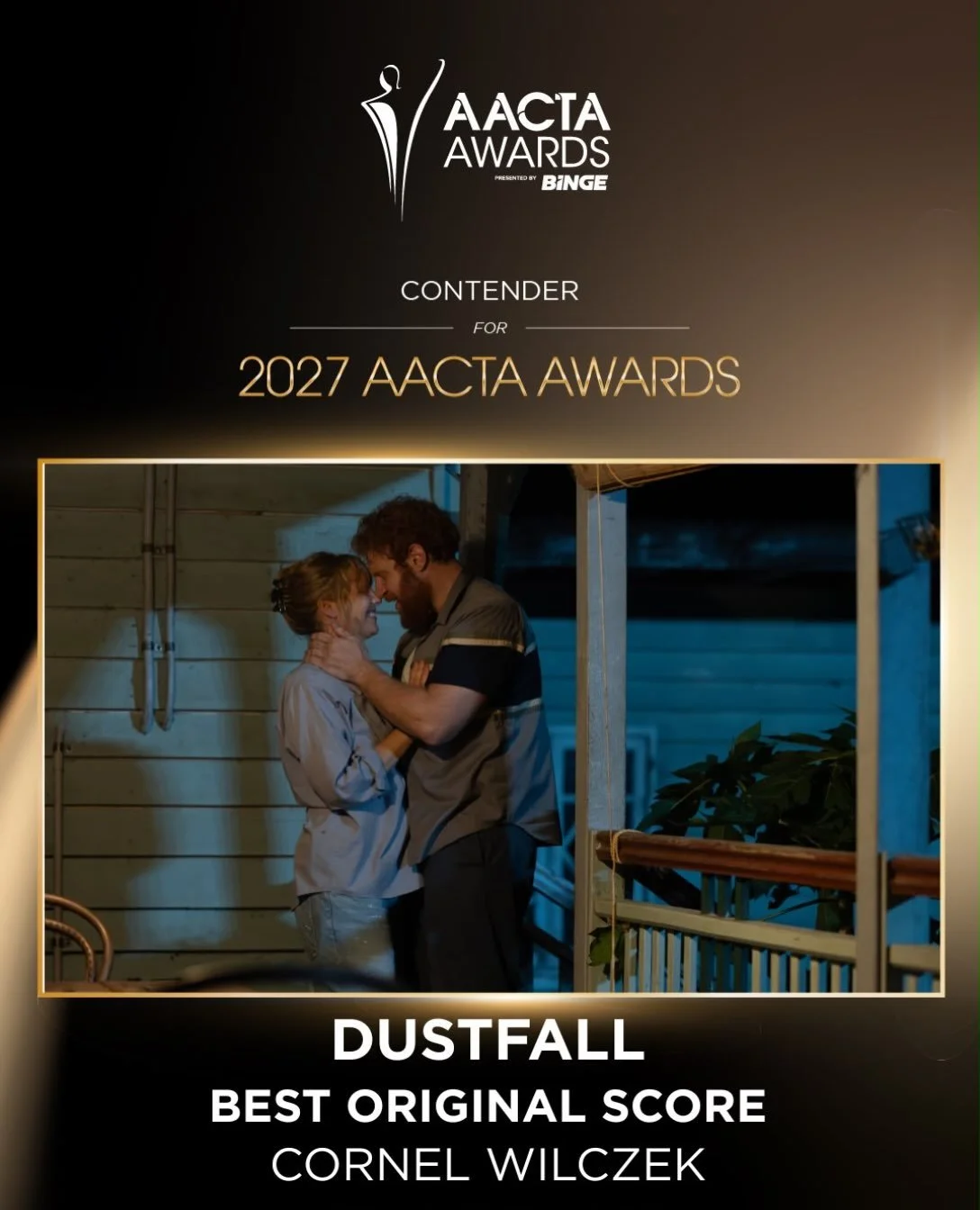 Calling all @aacta members! We&rsquo;d love you to consider voting for the score for Dustfall.

So much love went into this show and its music, and I couldn&rsquo;t be prouder of what we created. I&rsquo;m especially grateful to have had the wonderfu