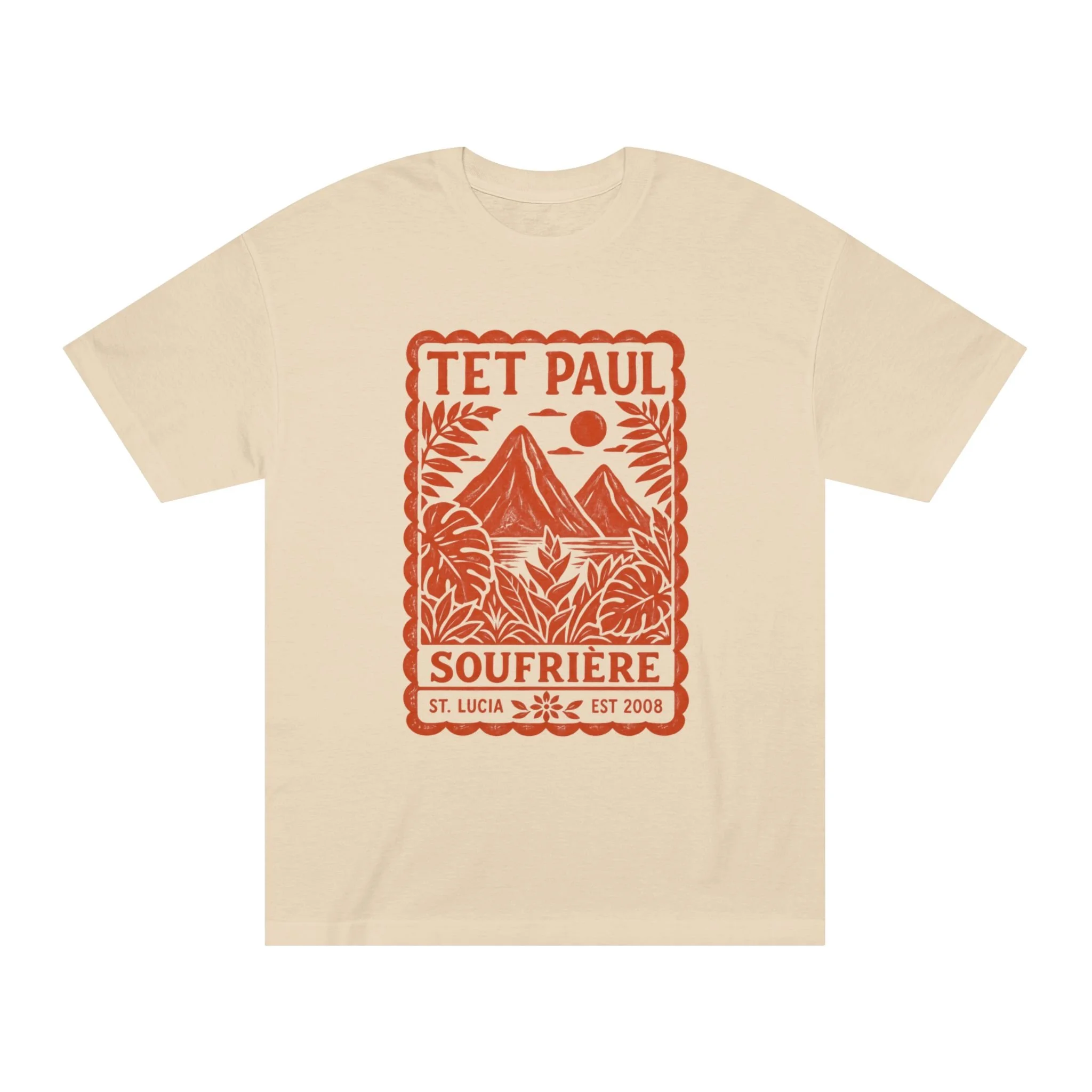 I Climbed Tet Paul Aventure Trail graphic Tee | Hiker Mountain Sunrise Design