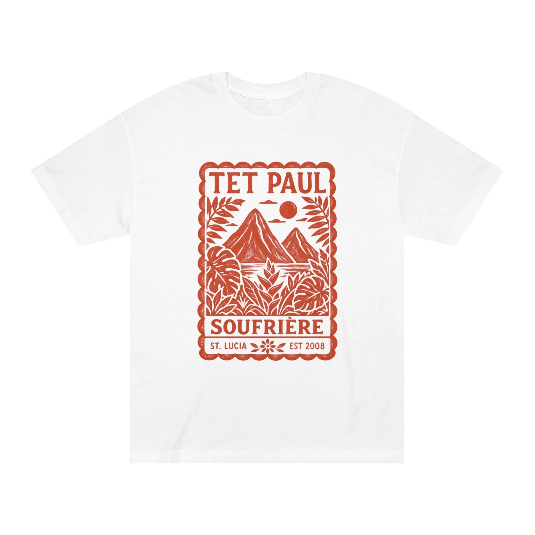 I Climbed Tet Paul Aventure Trail graphic Tee | Hiker Mountain Sunrise Design