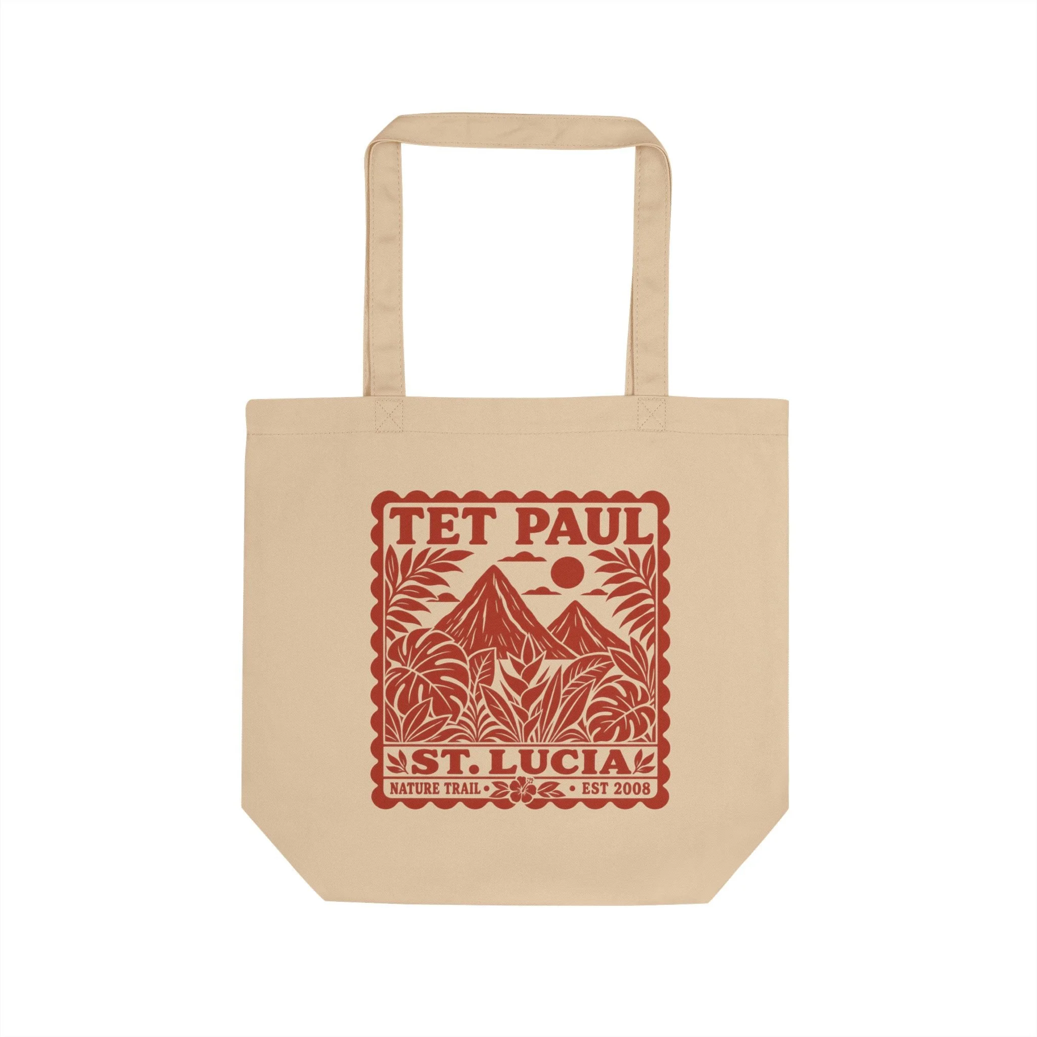 I Climbed Tet Peak Nature Trail Eco Tote Bag | Hiker Graphic, Mountain Trail