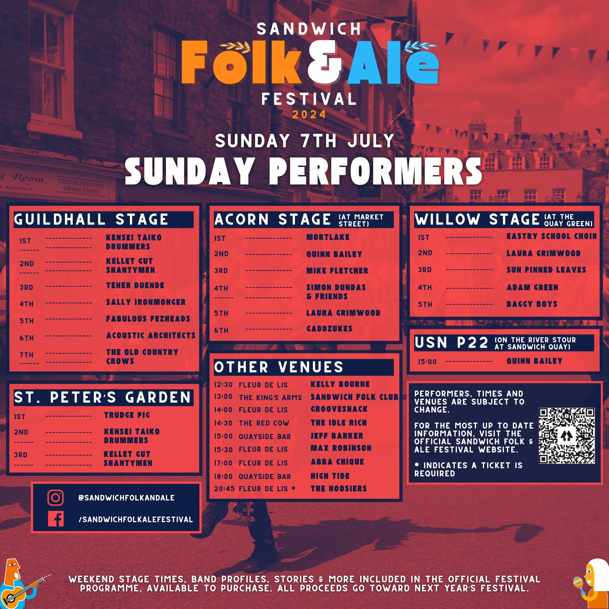 🎉🍻 SUNDAY PERFORMERS 🎶✨

Get ready for an unforgettable experience filled with incredible folk music, delicious ales, and a whole lot of fun. Whether you're a festival regular or joining us for the first time, there's something for everyone to enj