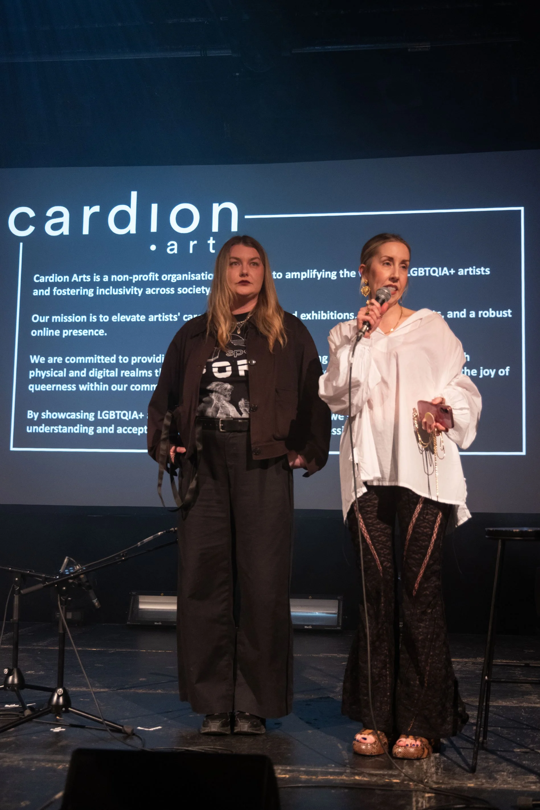 L-R Curators Katie Della-Vale and Gemma Rolls-Bentley