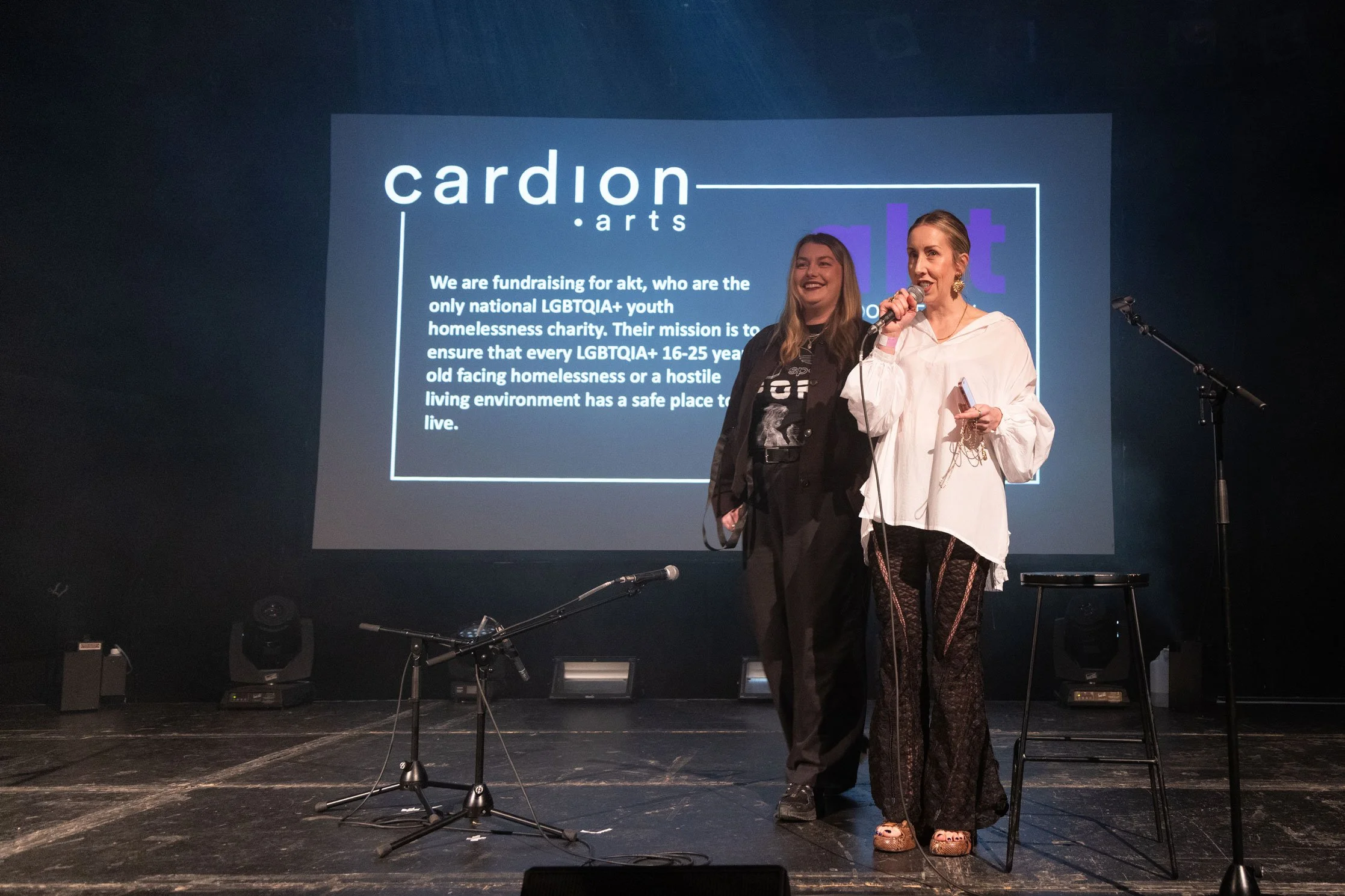 L-R Curators Katie Della-Vale and Gemma Rolls-Bentley