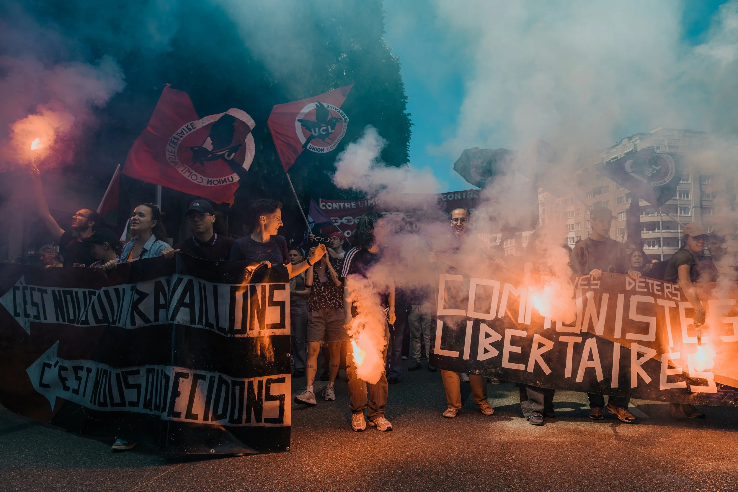 Manifestation du 1er mai 2025 à Grenoble.