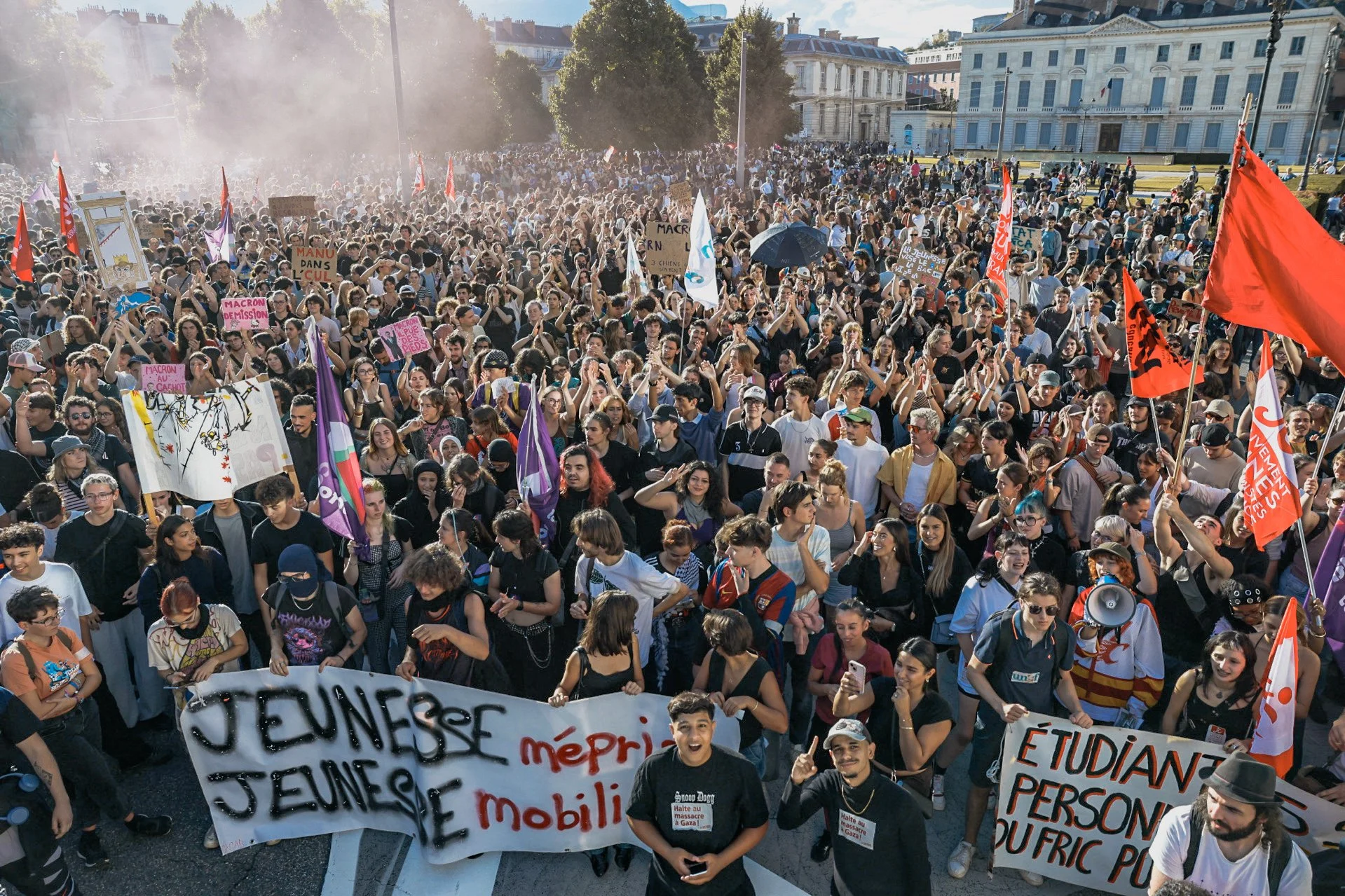Mouvement "Bloquons tout", le 10 septembre 2025 à Grenoble