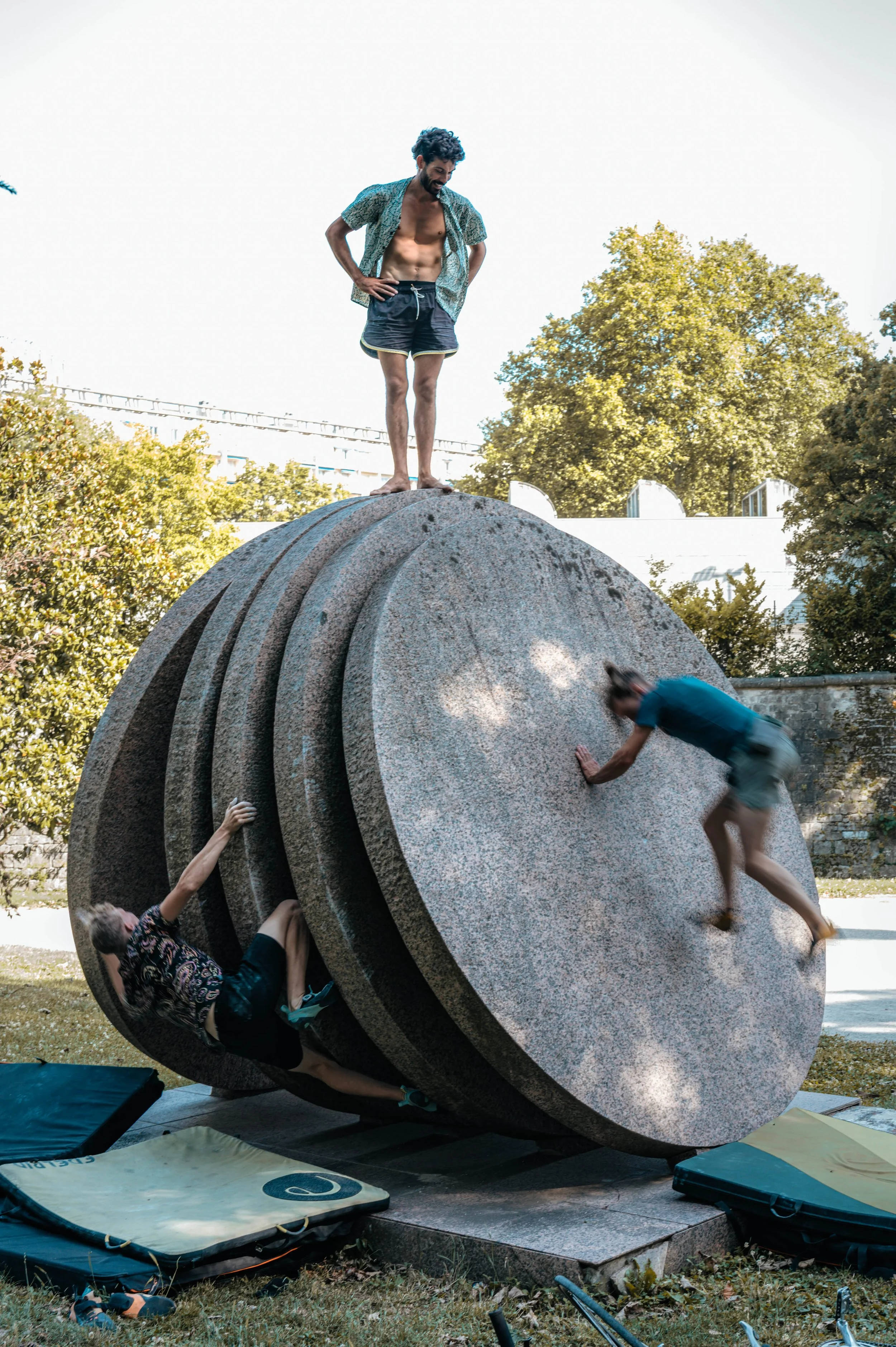 Premier championnat de Bloc Urbain à Grenoble