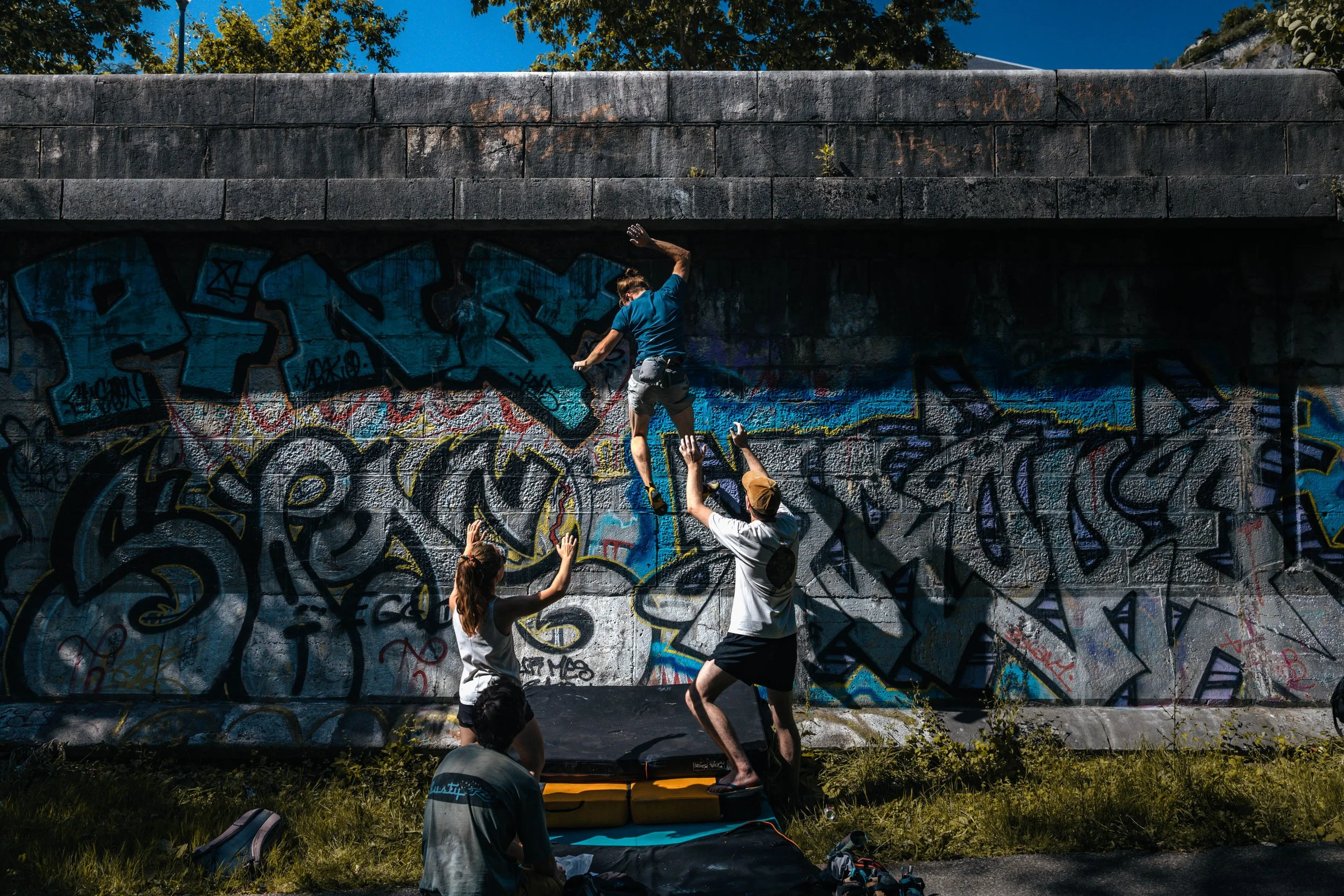 Premier championnat de Bloc Urbain à Grenoble