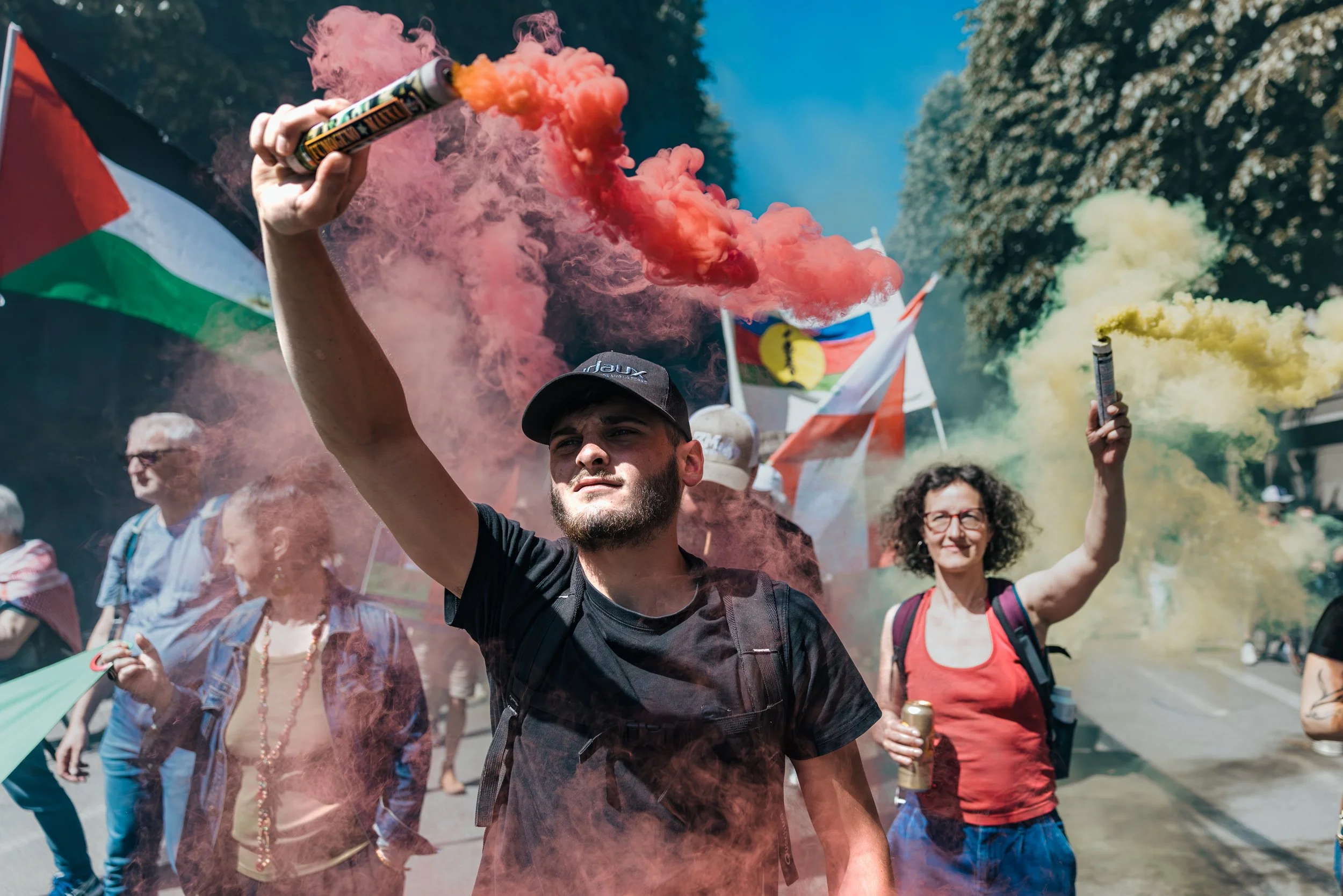 Manifestation du 1er mai 2025 à Grenoble.