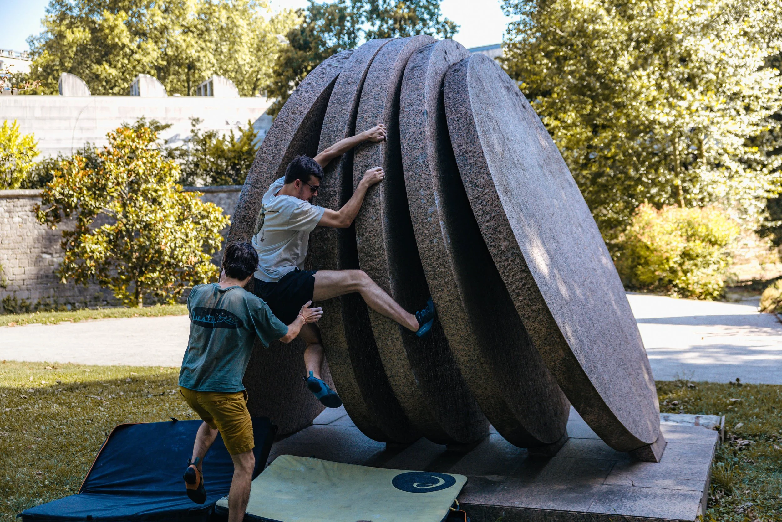 Premier championnat de Bloc Urbain à Grenoble
