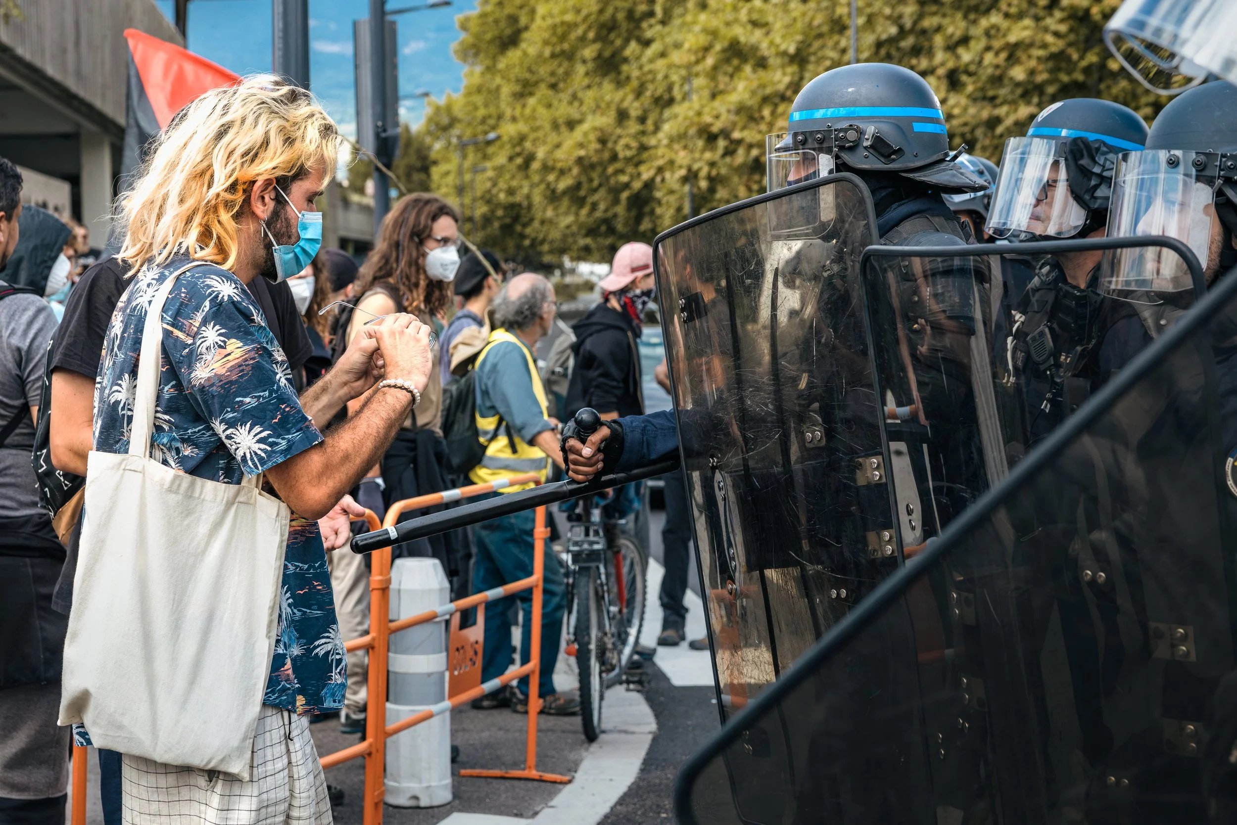Mouvement "Bloquons tout", le 10 septembre 2025 à Grenoble