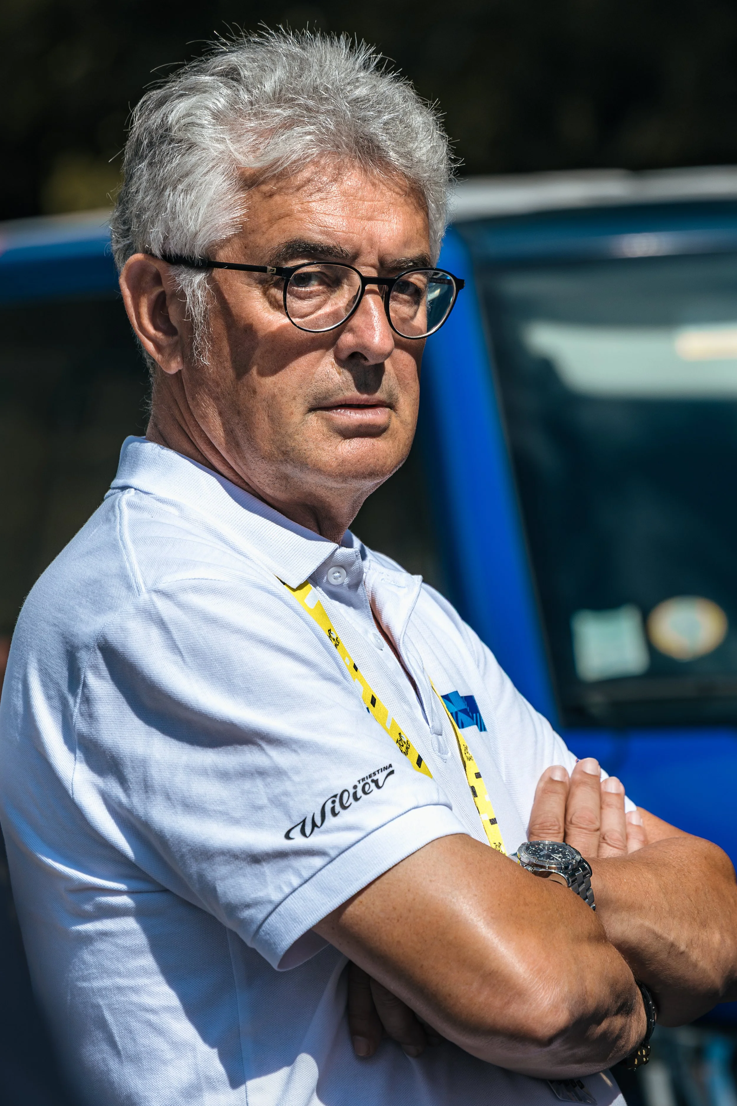 Marc Madiot au Tour de France 2025 à Vif (Isère)