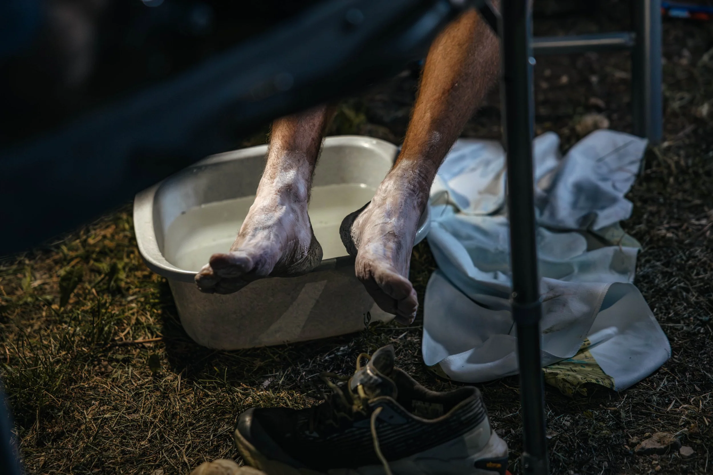Les pieds, la partie du corps qui souffre le plus durant cette course