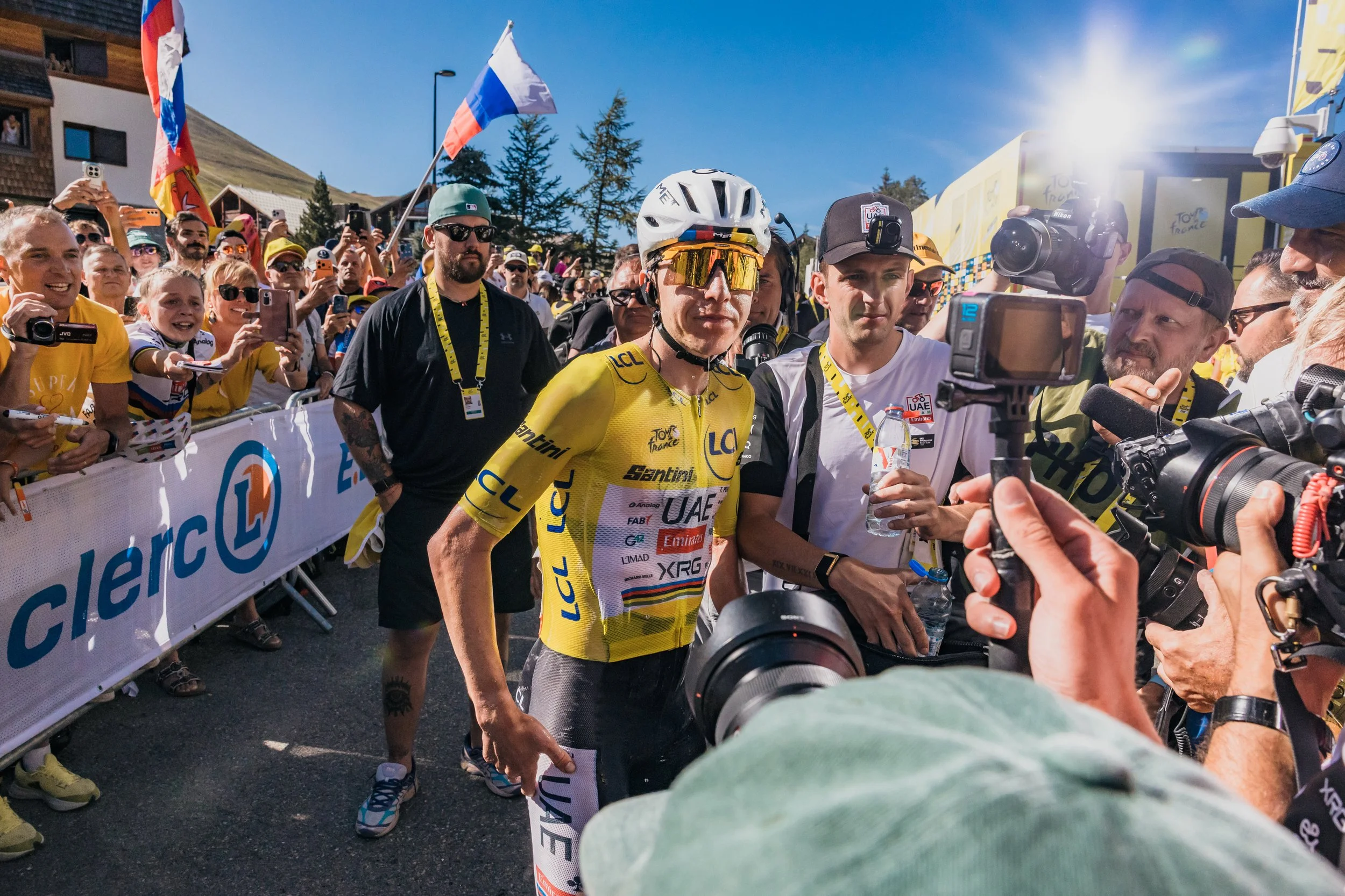 Etape 19 entre Gap et l'Alpe d'Huez, victoire de Tadej Pogacar