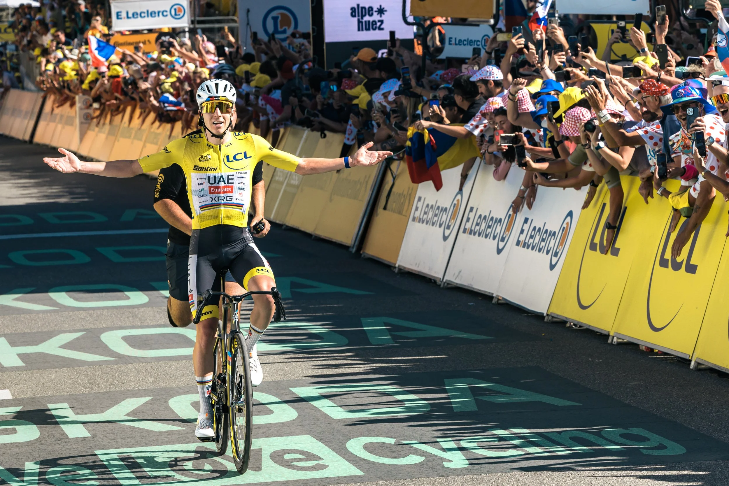 Etape 19 entre Gap et l'Alpe d'Huez, victoire de Tadej Pogacar