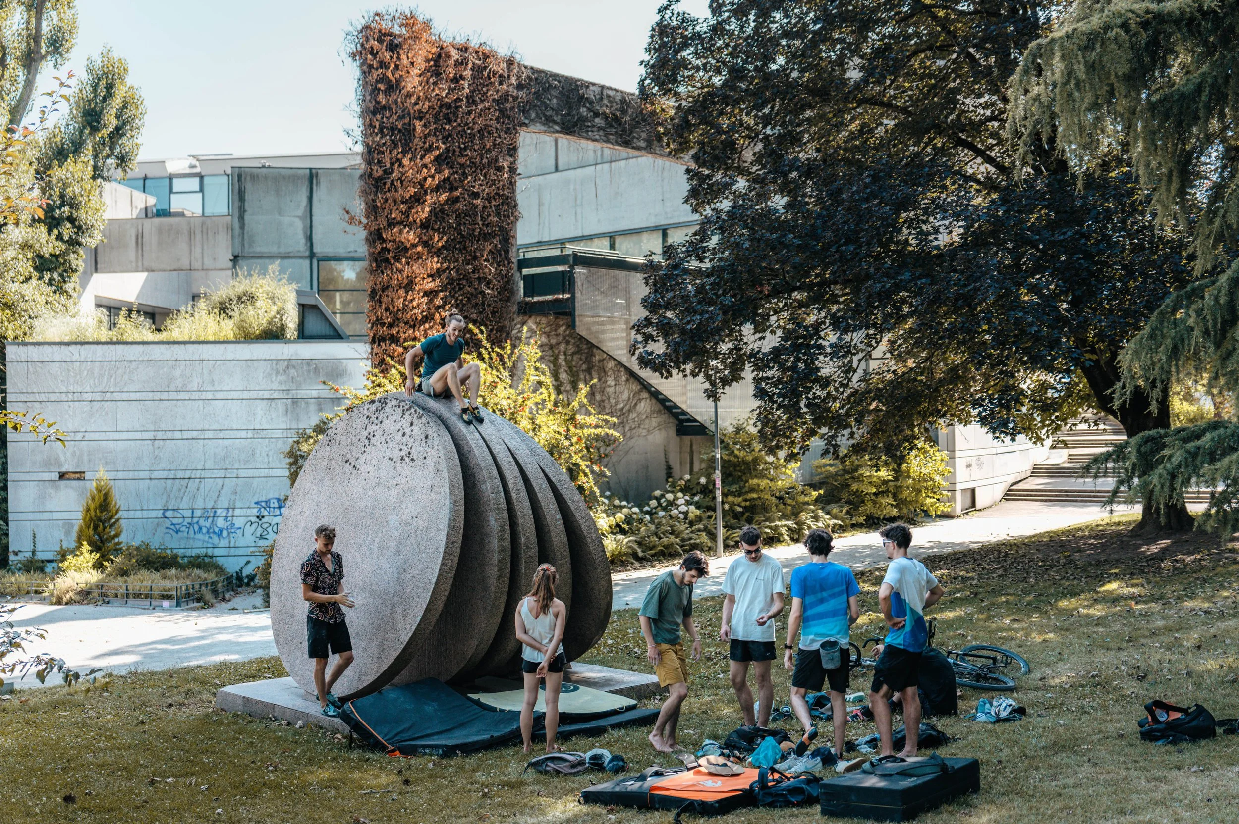Premier championnat de Bloc Urbain à Grenoble