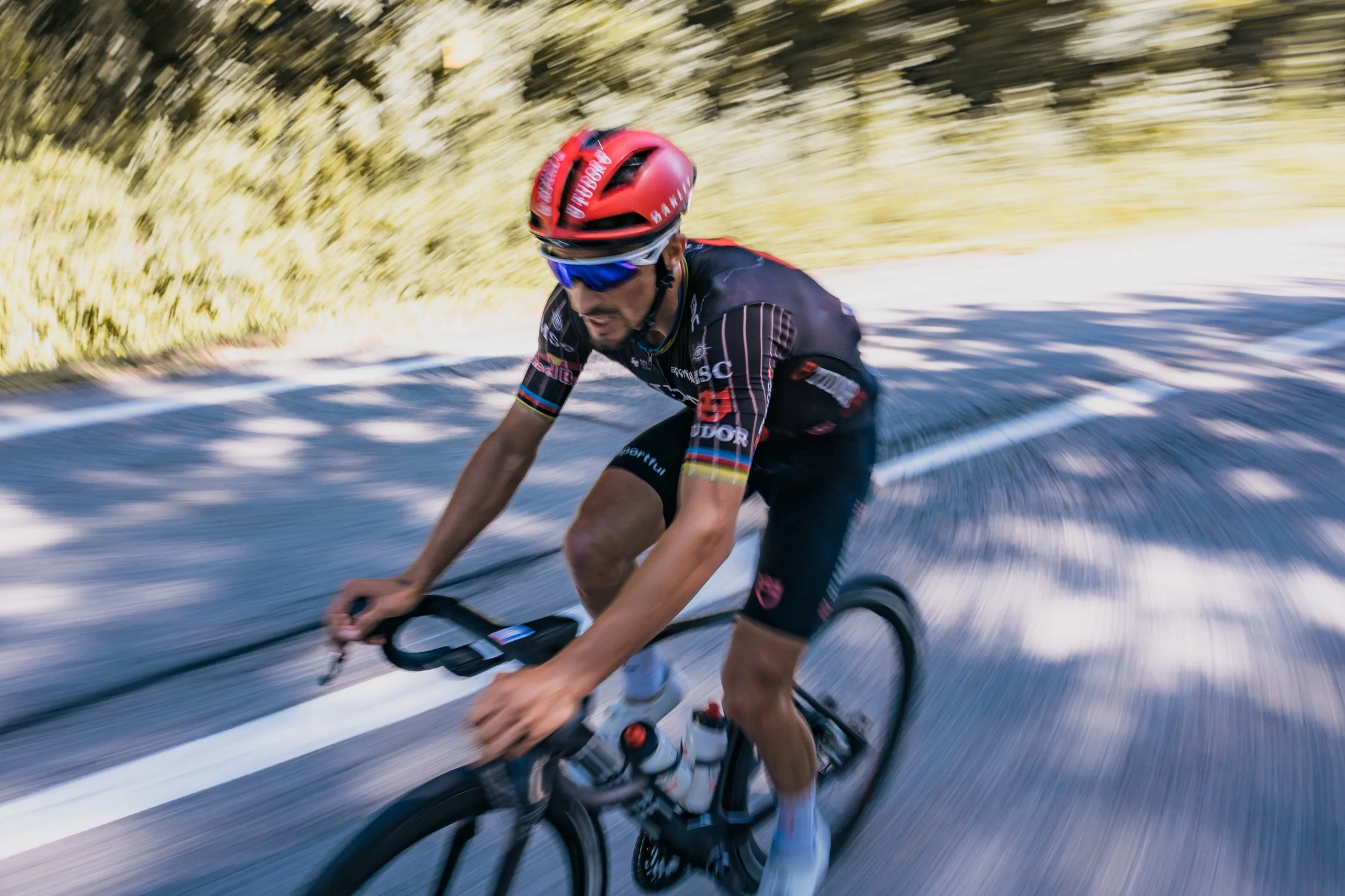 Etape 19 entre Gap et l'Alpe d'Huez. Julian Alaphilippe 