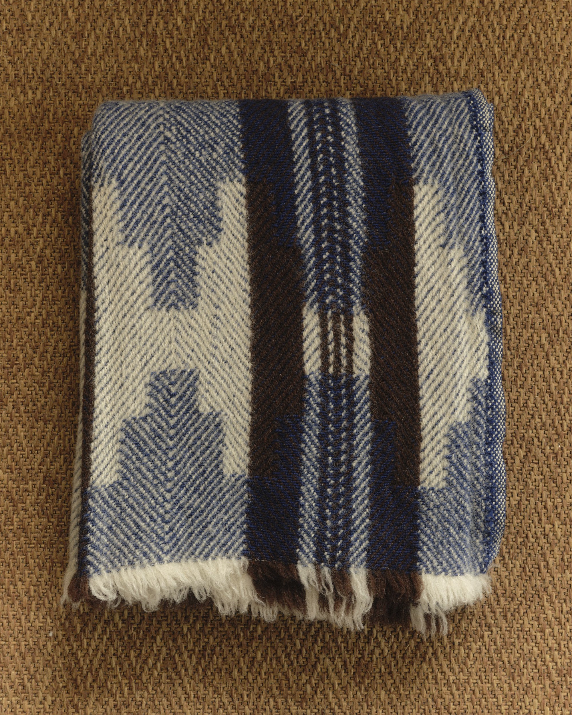 Large Pure Wool Bulgarian Blanket