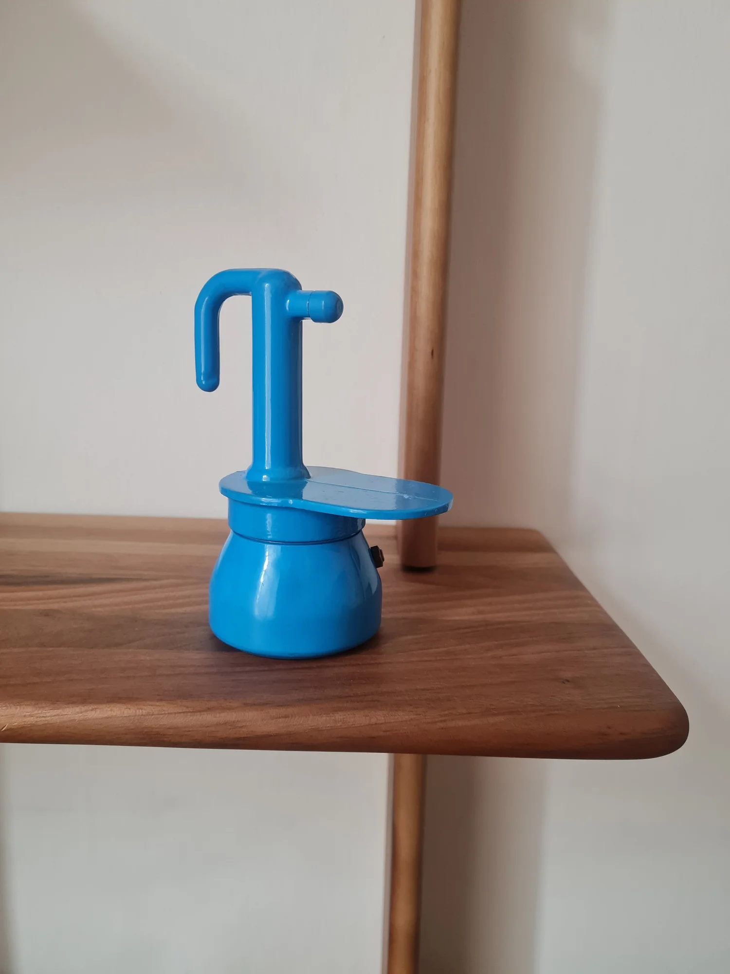 Vintage 90s Single Blue Irmel Moka Pot — my moka home