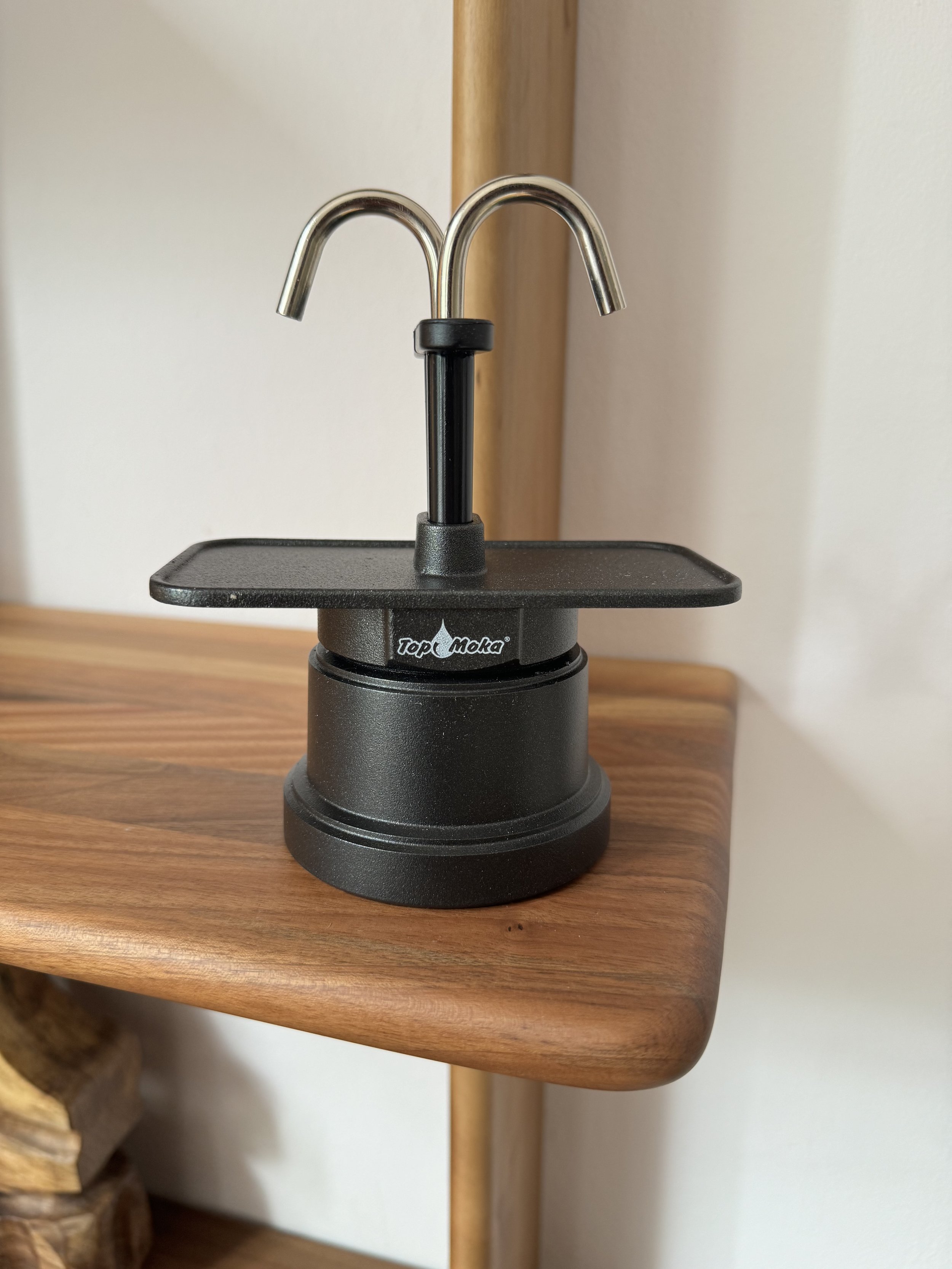Top Moka Double Moka Pot in Black