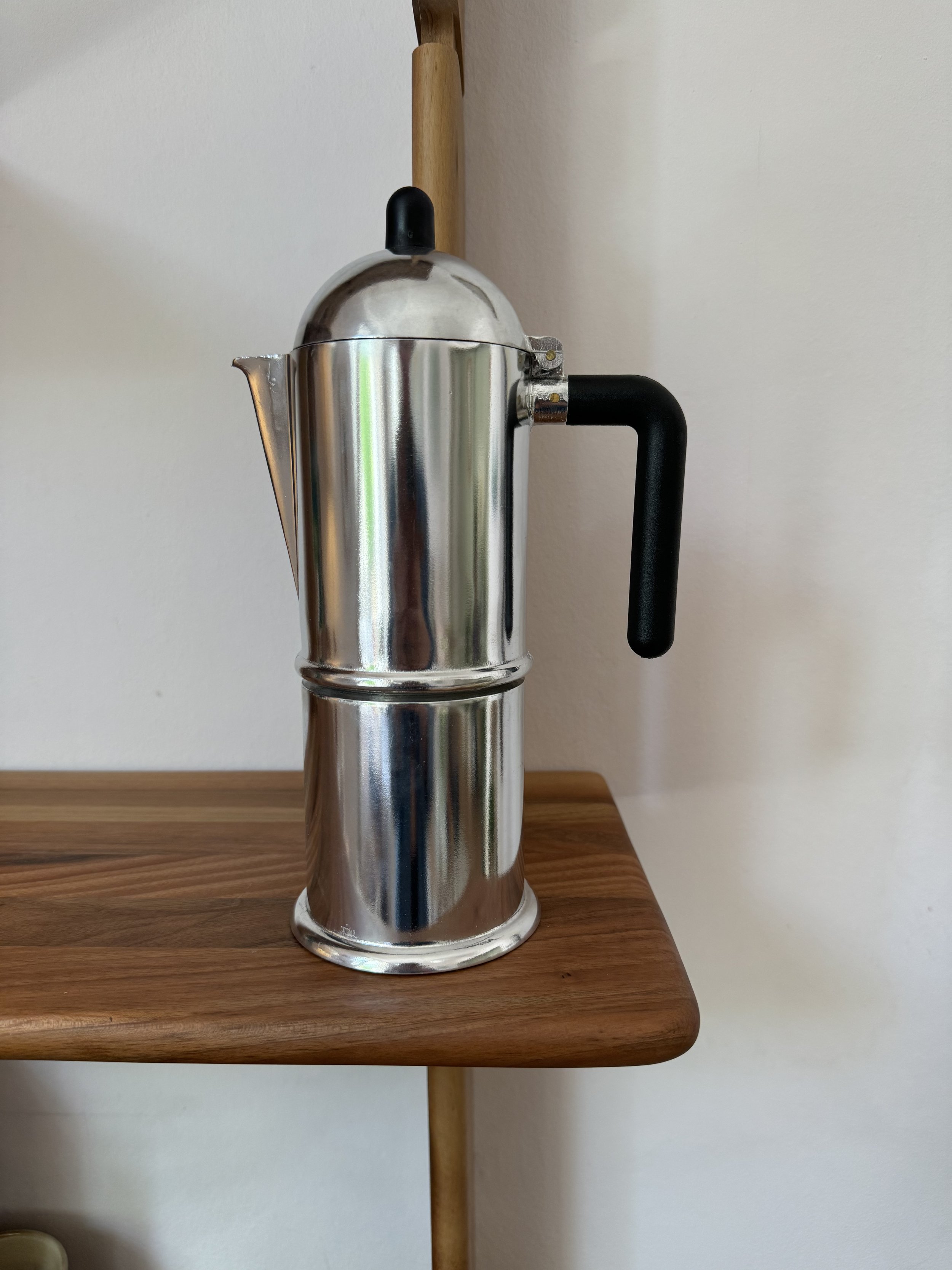 Vintage 1980s Irmel Florita Espress Moka Pot in Silver