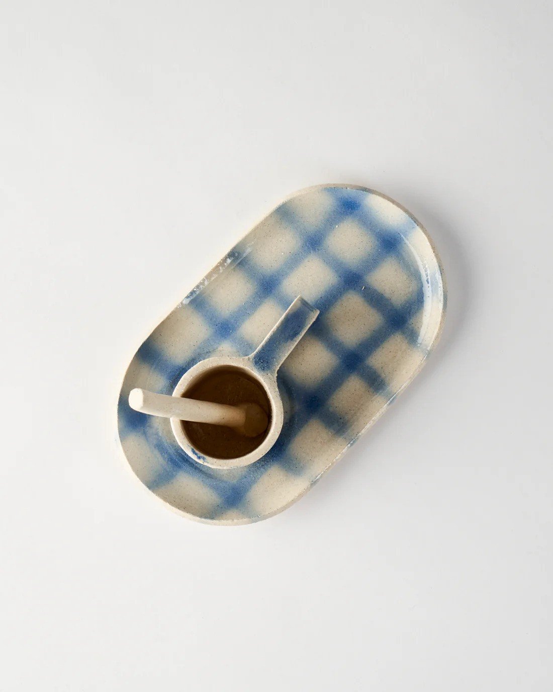 Super Ceramics Espresso Set Brushed Grid