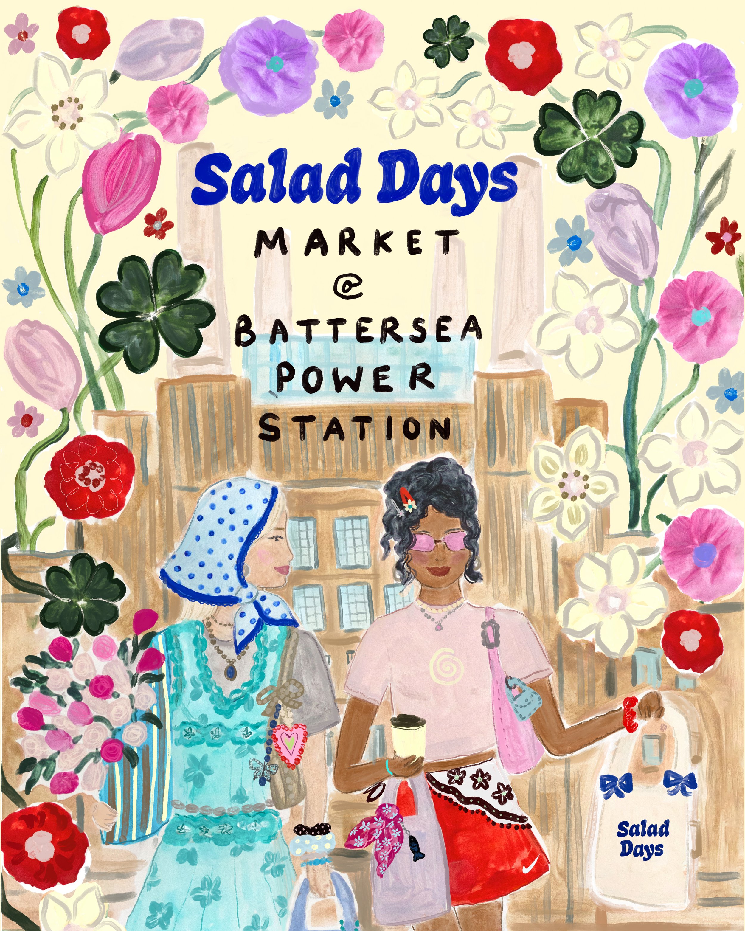 Salad days @ battersea power station - Easter Market