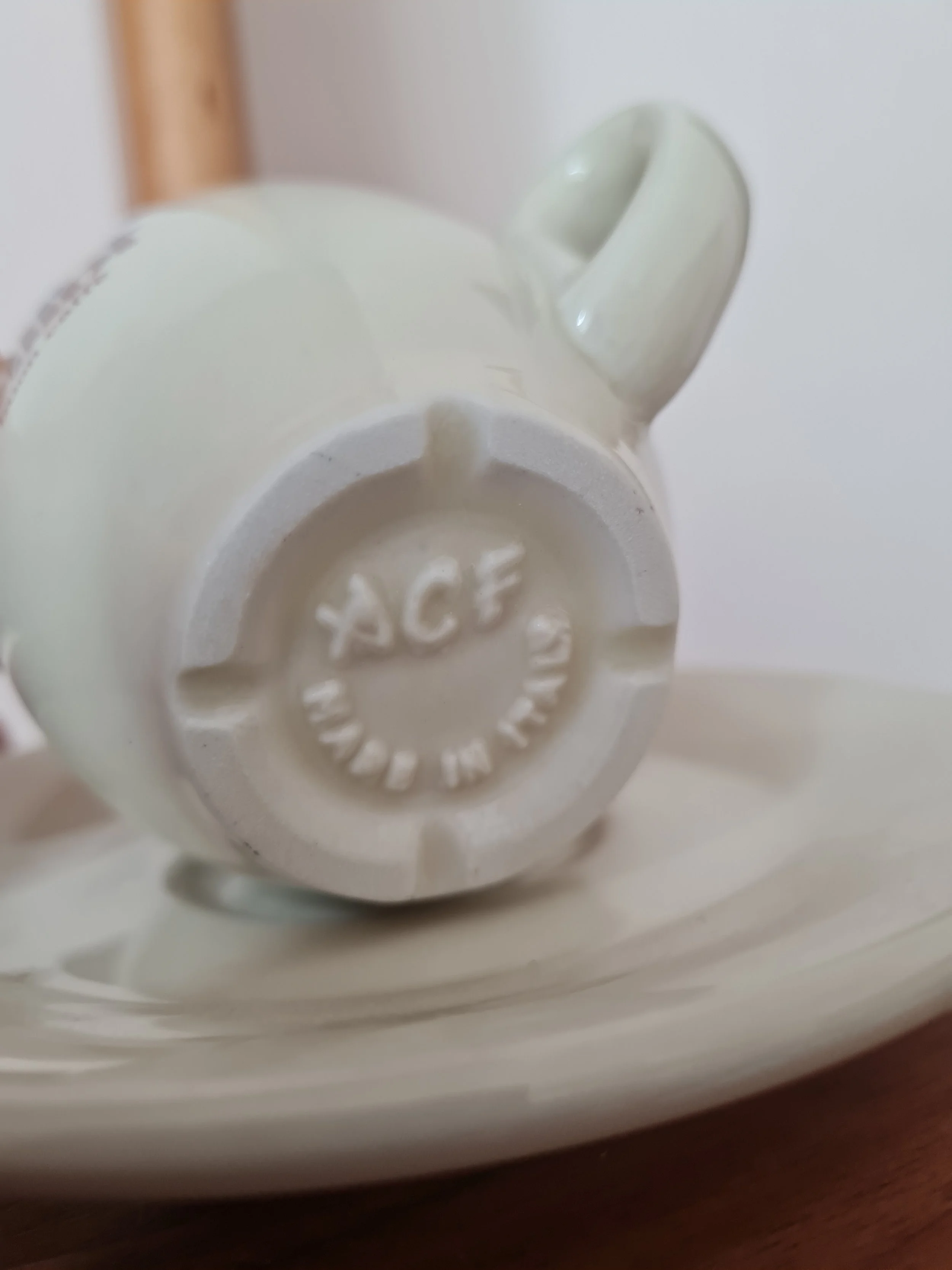 Vintage Italian 1980s Pellini Espresso Cup & Saucer