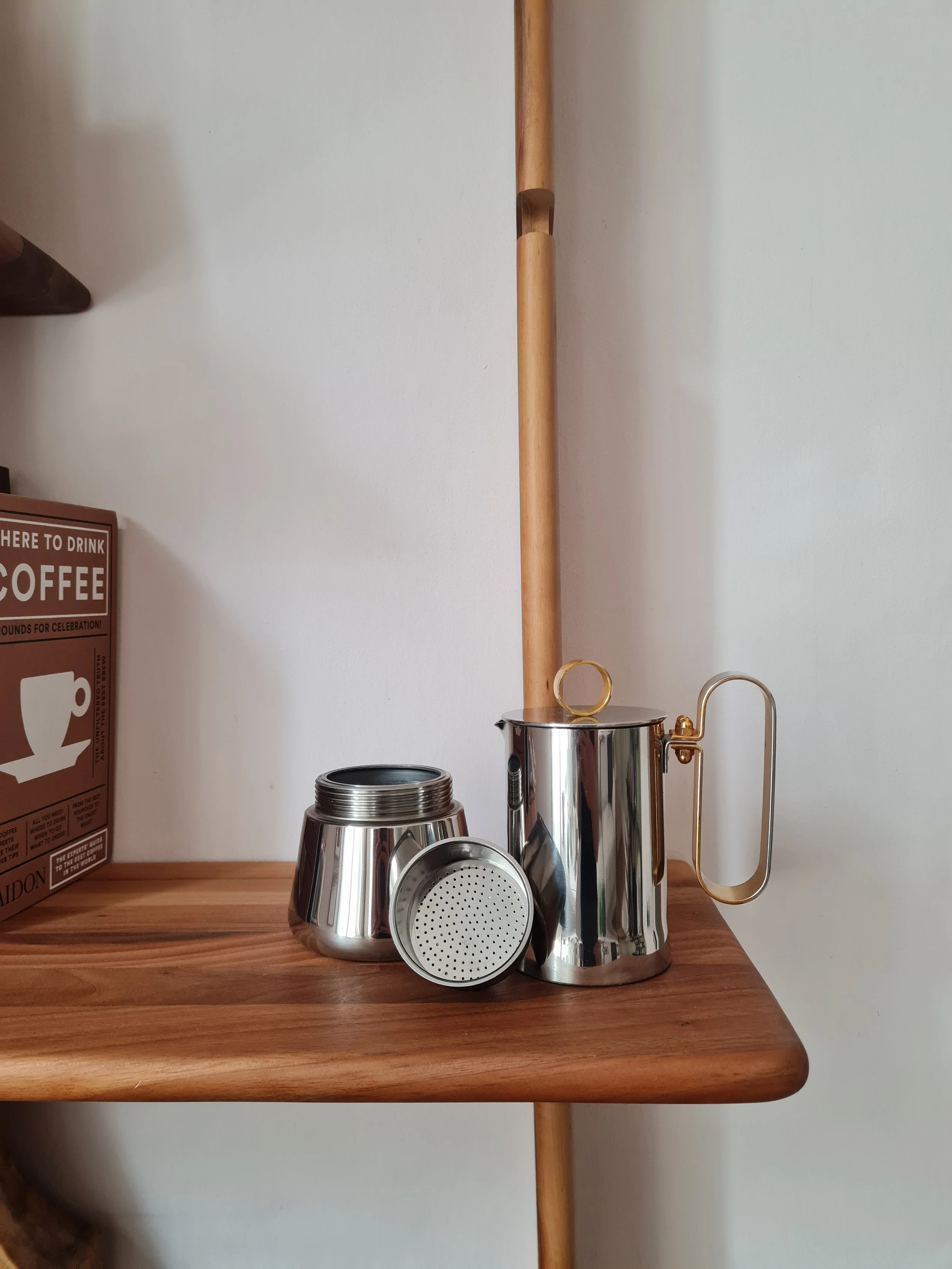 Limited Edition 1980s Bialetti 'Golden' Moka Pot